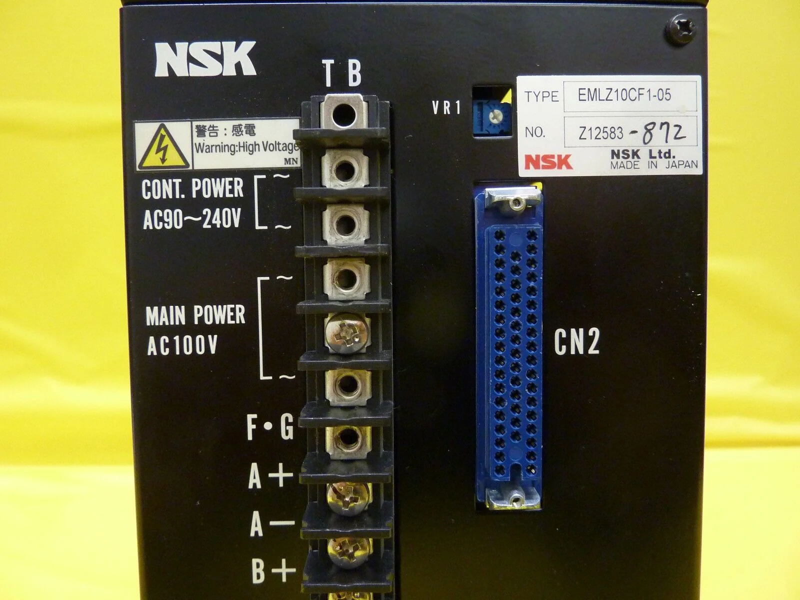 NSK EMLZ10CF1-05 Servo Drive Motion Controller Robot Automation Working Surplus - Image 10