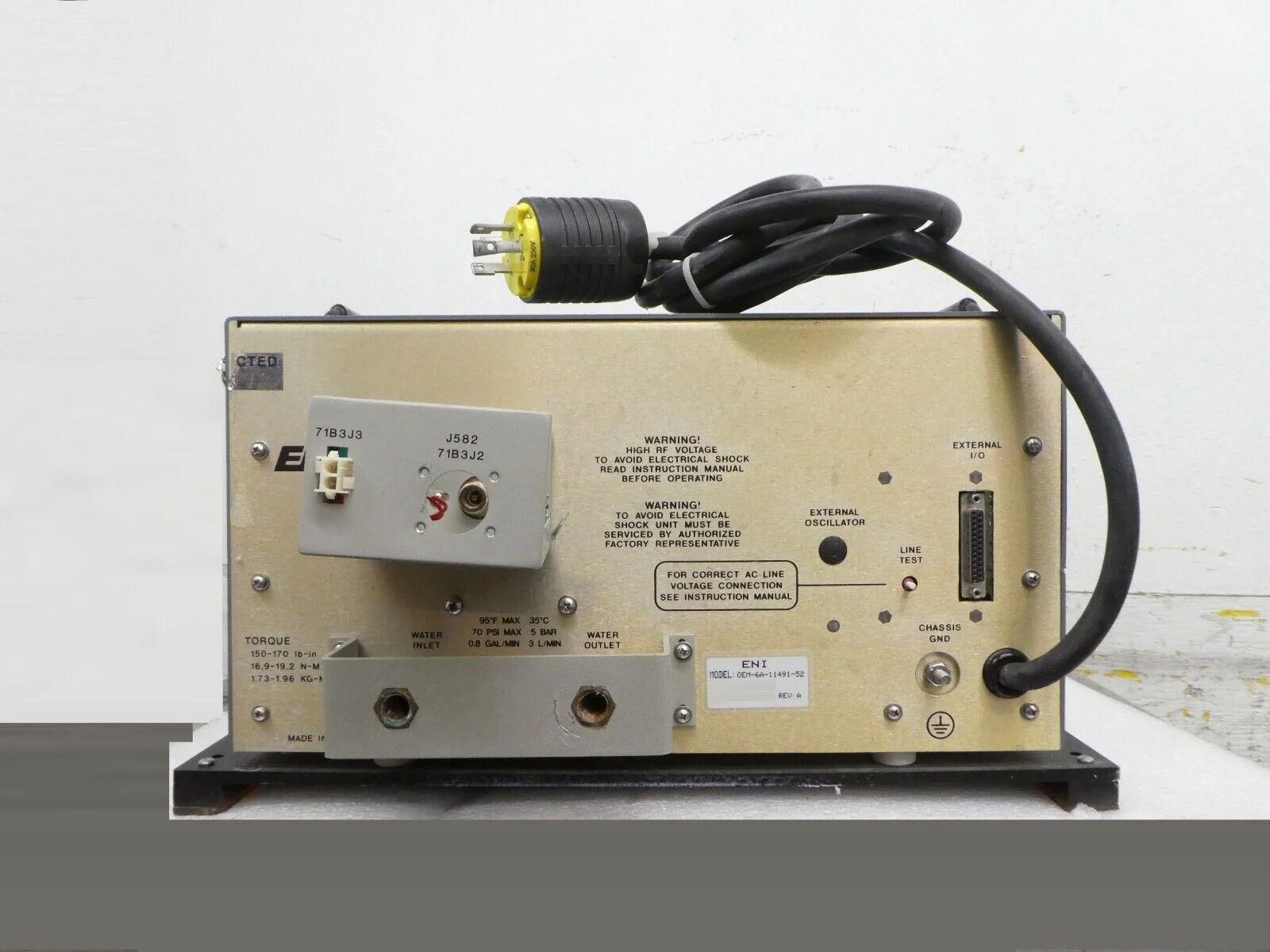 OEM-650A ENI Power Systems OEM-6A-11491-52 Solid State Power Generator Surplus - Image 2