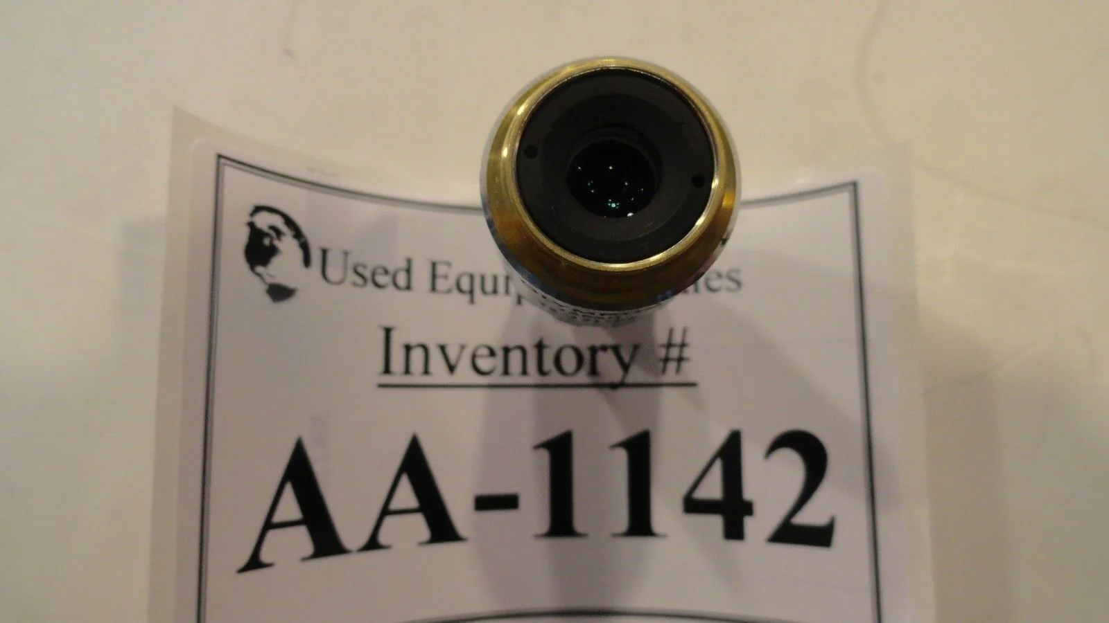 Olympus MSPlan 20 Microscope Objective 0.46 ∞/0 f=180 IC 20 Used Working - Image 2