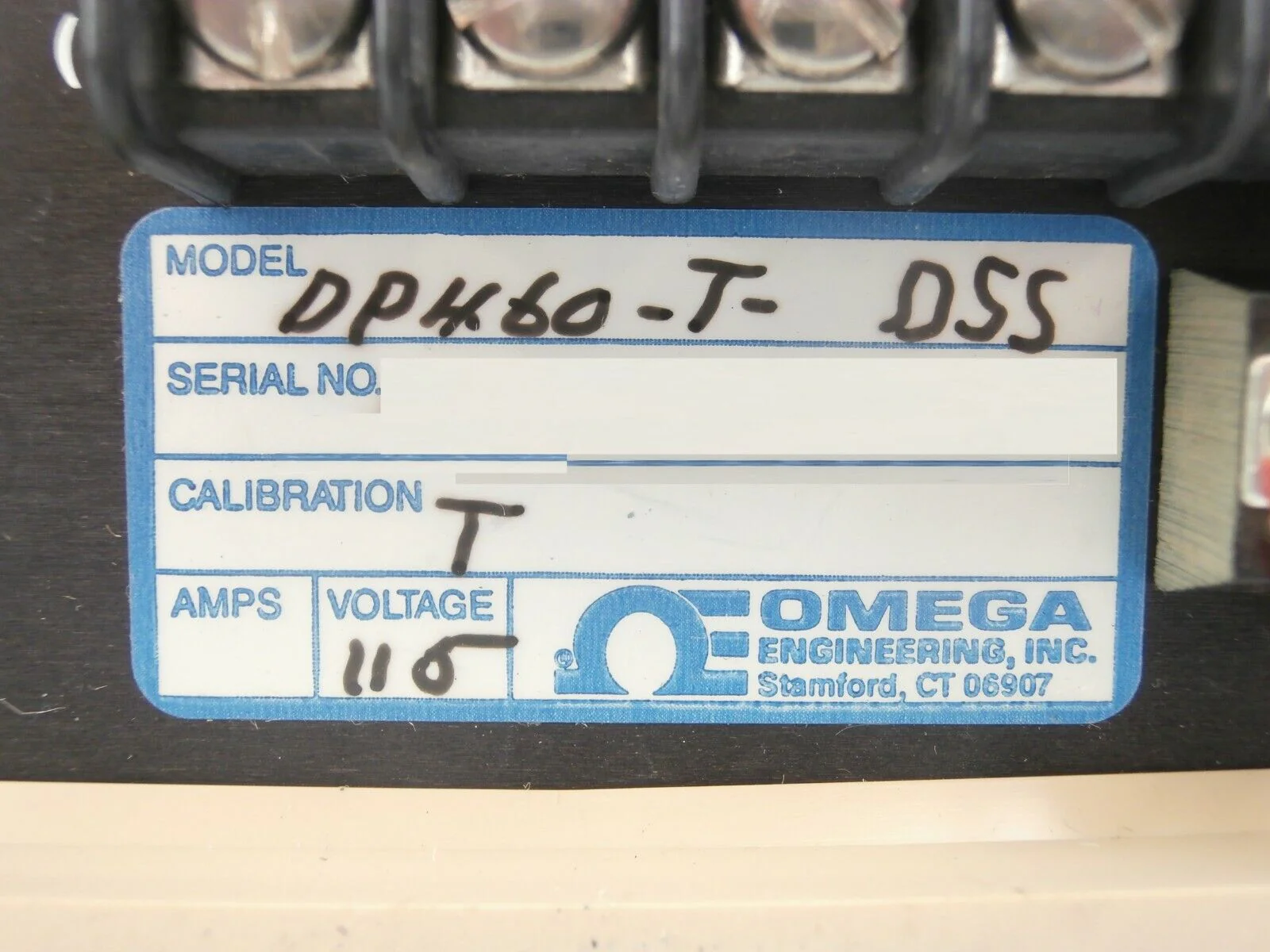 Omega Engineering DP460-T-D55 Digital Temperature Meter DP460 Working Surplus - Image 9