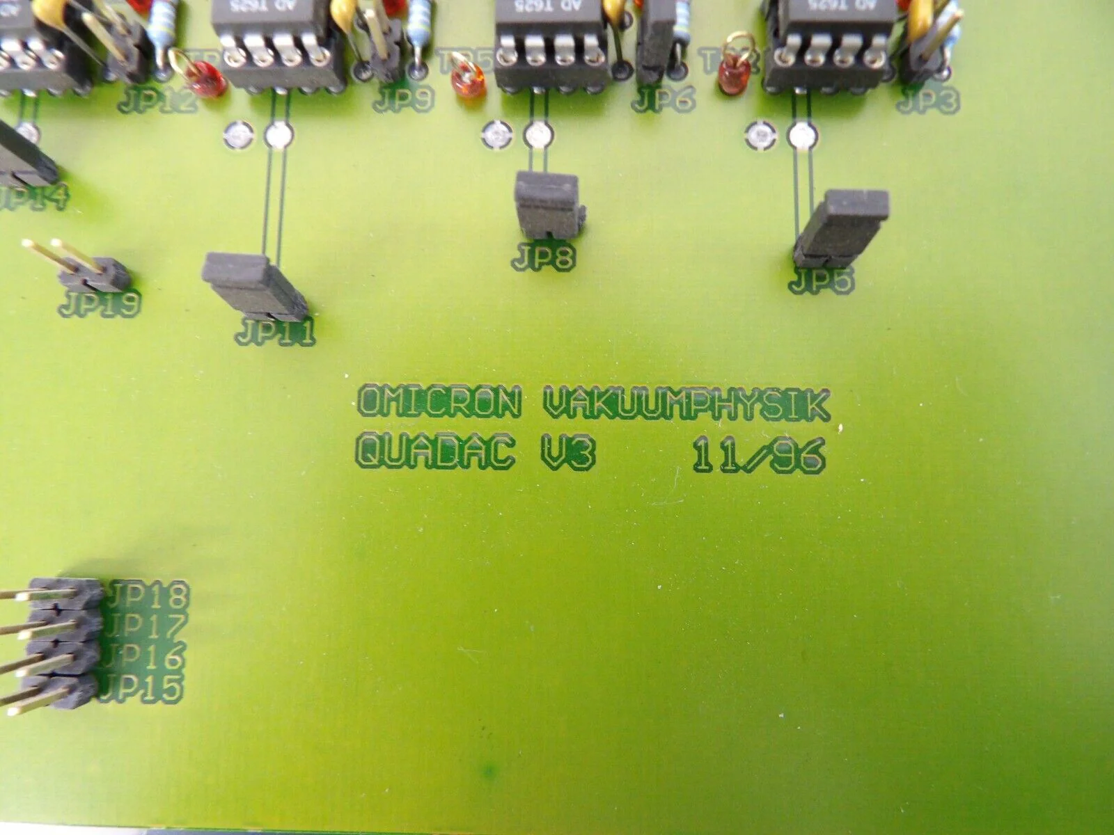 Omicron Vakuumphysik Quadac V3 SPM CU PCB Assembly Quadac B Working Surplus - Image 8