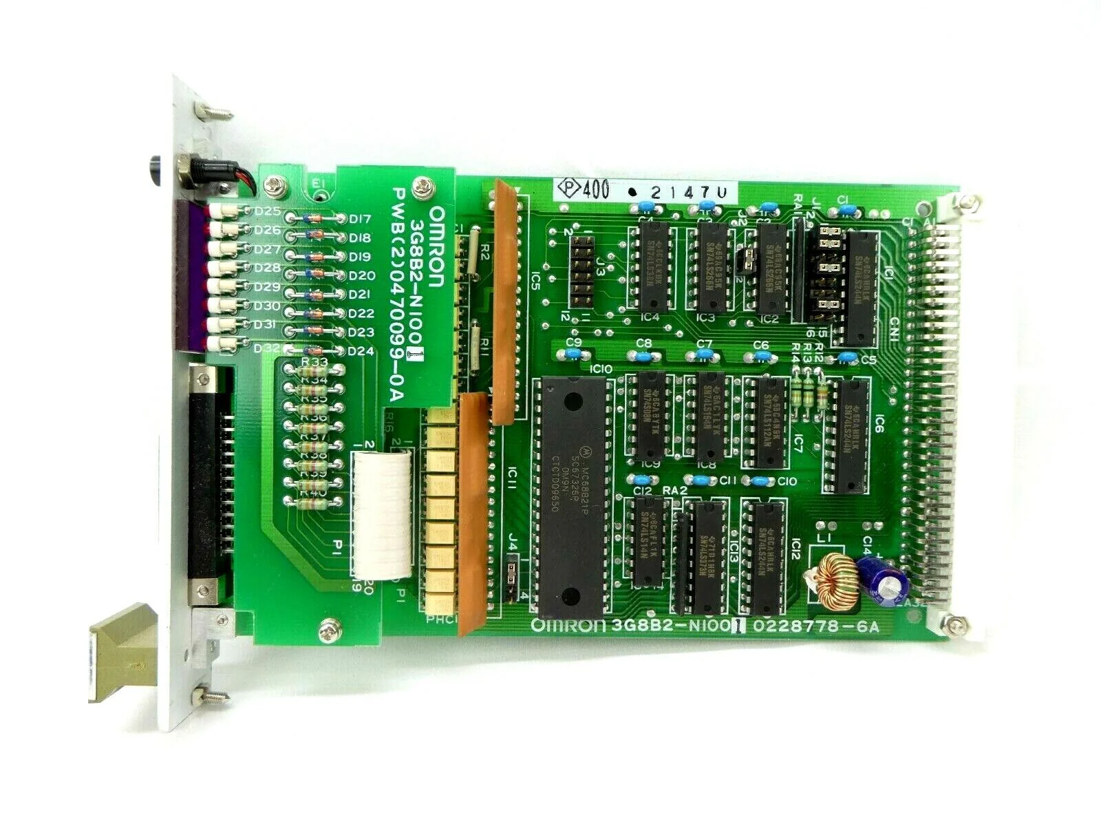 Omron 3G8B2-NI001 PCB Card NI001 TEL Tokyo Electron 3286-002066-1 P-8 Working - Image 2