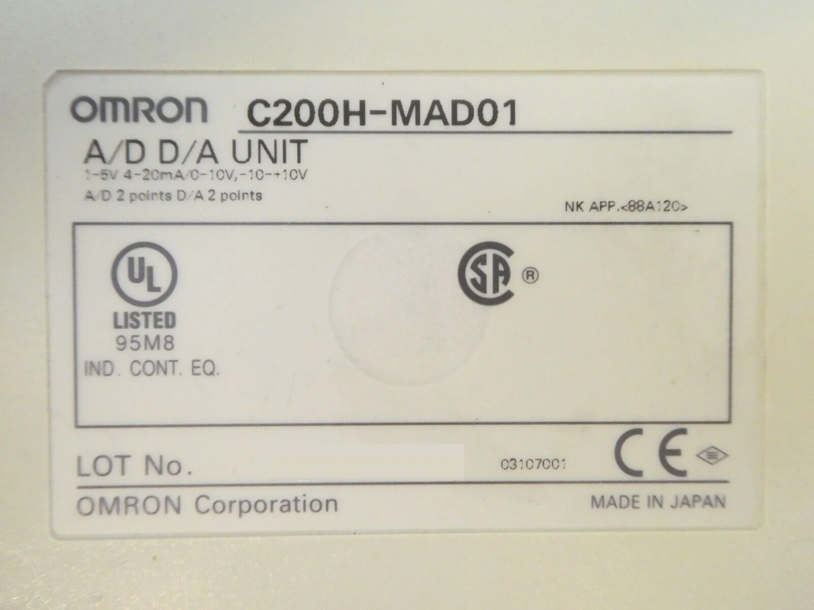 Omron C200H Series PLC Reseller Lot of 24 CPU42 ID217 OD219 MAD01 PD024 Working - Image 12