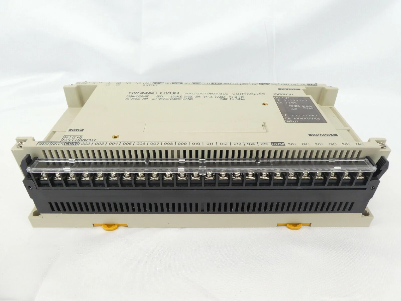 Omron C28H-C6DR-DE Programmable Logic Controller PLC SYSMAC C28H Working Spare - Image 4