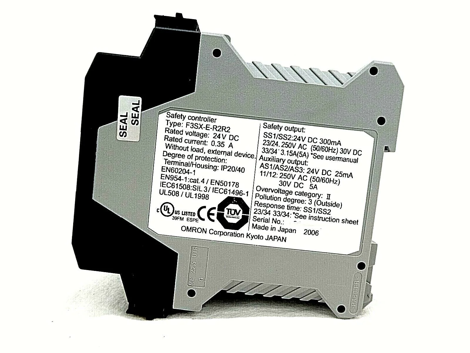 Omron FSX3-E Safety Controller FSX3-E-RRR FSX3-E-R2R2 Lot of 2 TEL Trias Working - Image 11