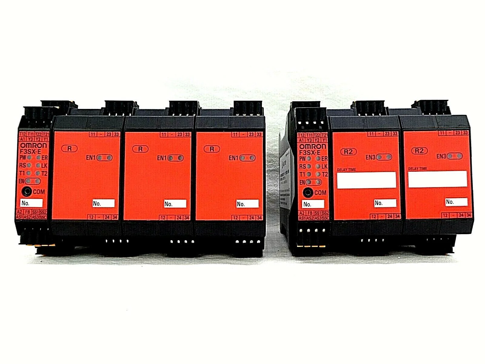 Omron FSX3-E Safety Controller FSX3-E-RRR FSX3-E-R2R2 Lot of 2 TEL Trias Working - Image 2
