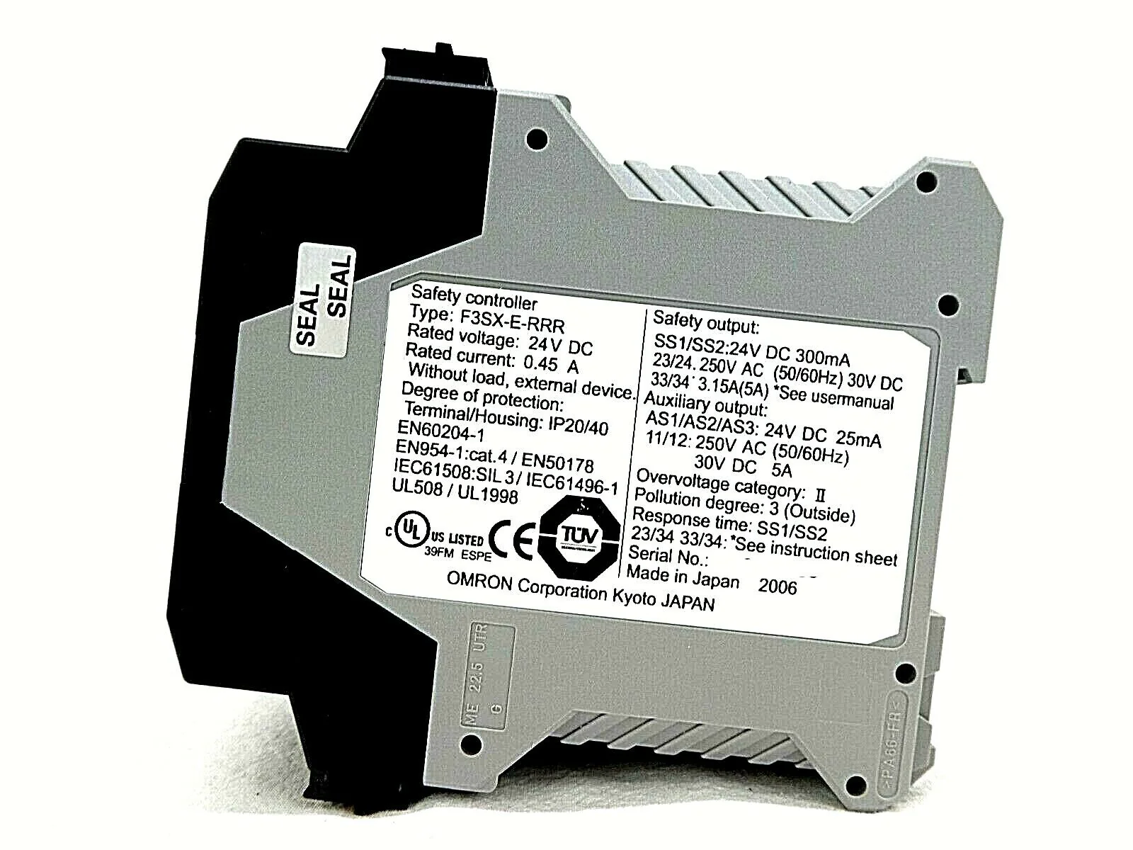 Omron FSX3-E Safety Controller FSX3-E-RRR FSX3-E-R2R2 Lot of 2 TEL Trias Working - Image 6