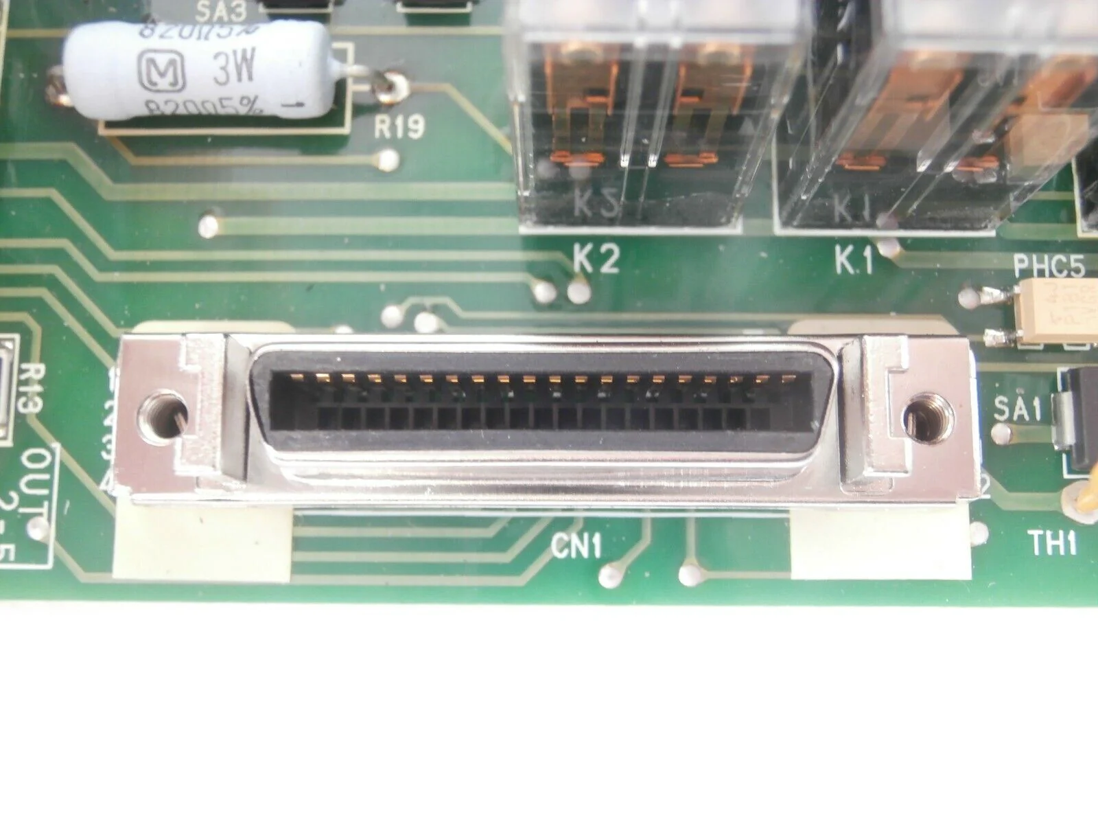 Omron G9SC-140-TE2 Relay Board PCB RY SPIN MTR #02 TEL Lithius Working Surplus - Image 9