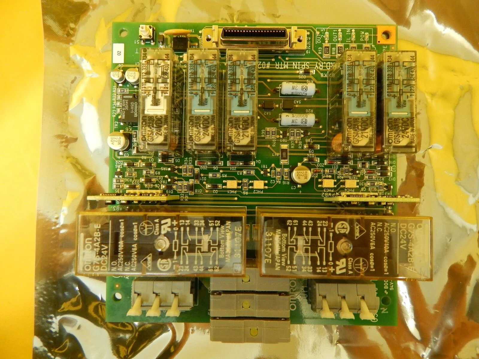 Omron G9SC-140-TE3 RY MTR #02 PCB Board TEL Lithius Used Working - Image 3