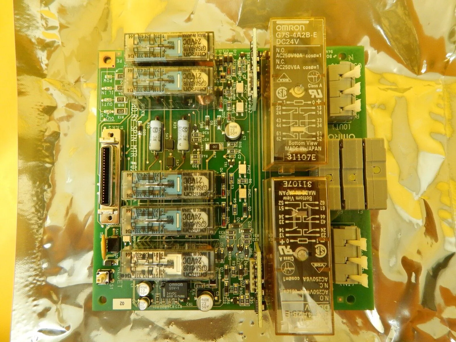 Omron G9SC-140-TE3 RY MTR #02 PCB Board TEL Lithius Used Working - Image 4