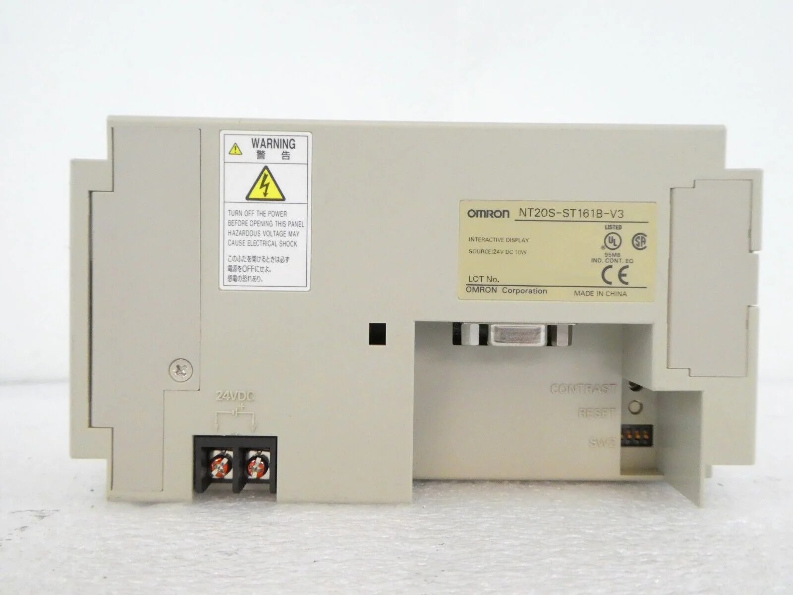 Omron SYSMAC CS1G PLC Assembly CS1G-CPU43H with Display NT20S-ST168B Working - Image 9