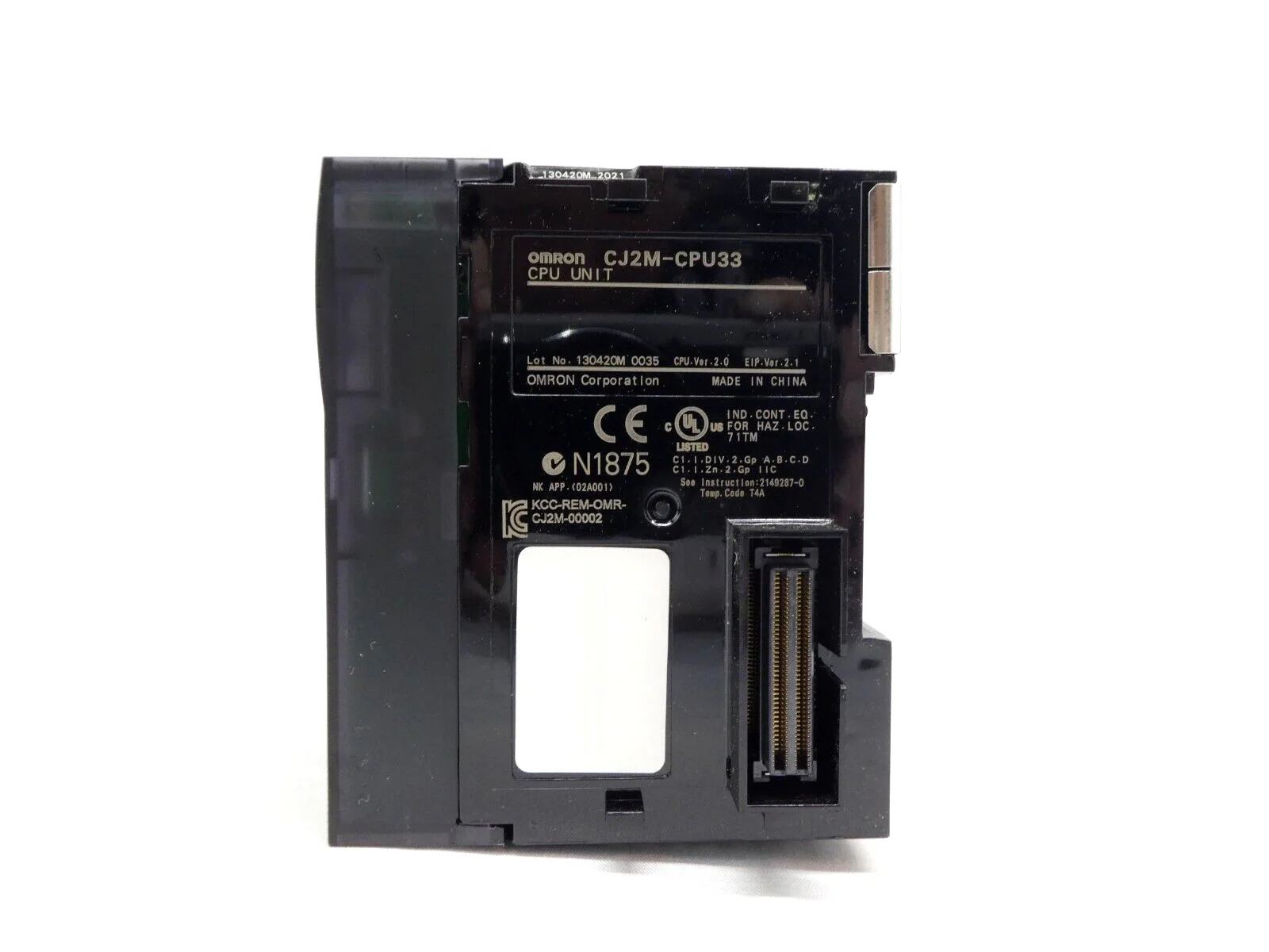 Omron SYSMAC Programmable Logic Controller PLC CJ2M-CPU33 CJ1W-PD025 CJ1W-ID211 - Image 8