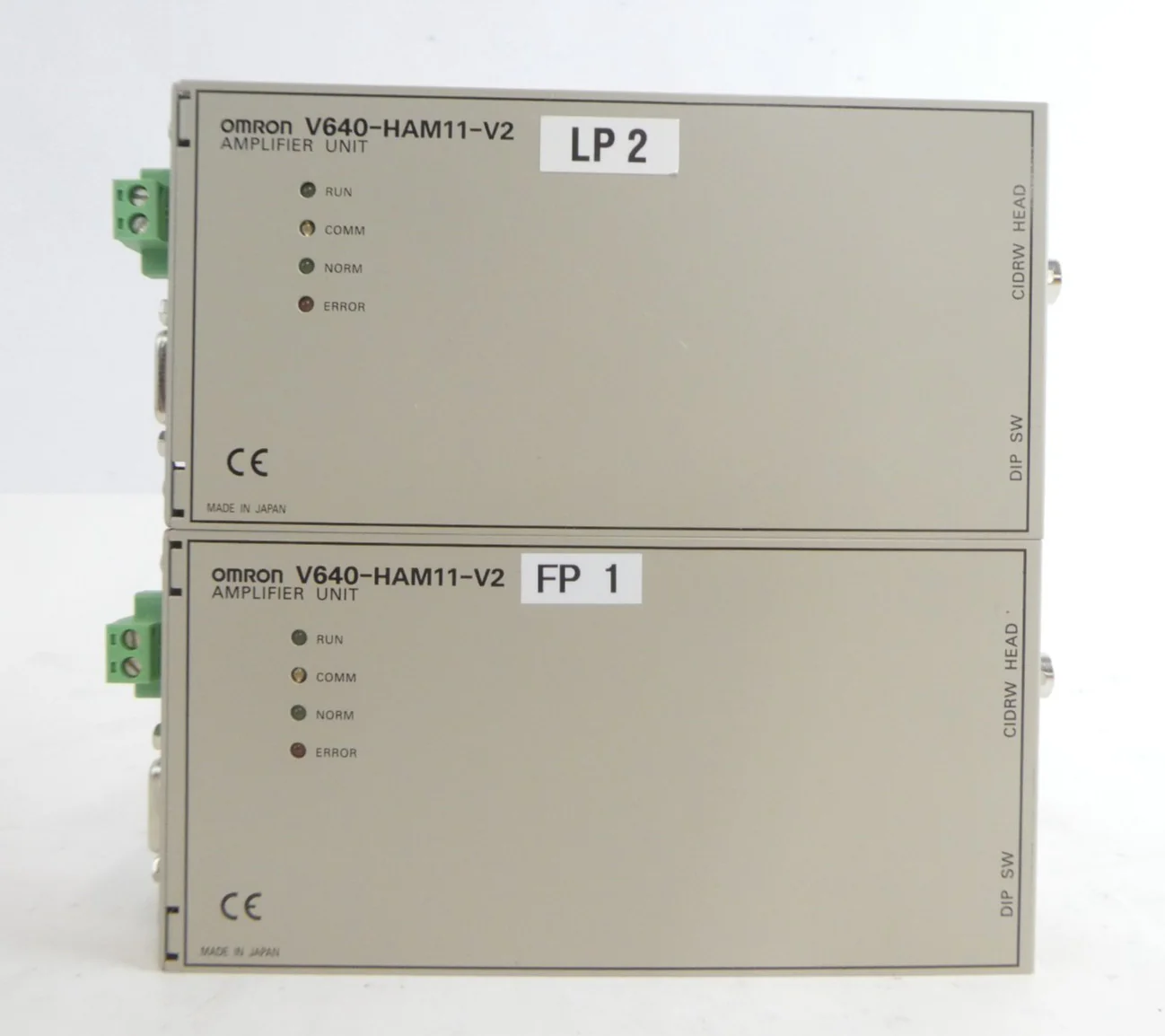 Omron V640-HAM11-V2 Amplifier Unit Assembly V640 Series Lot of 5 Working - Image 14
