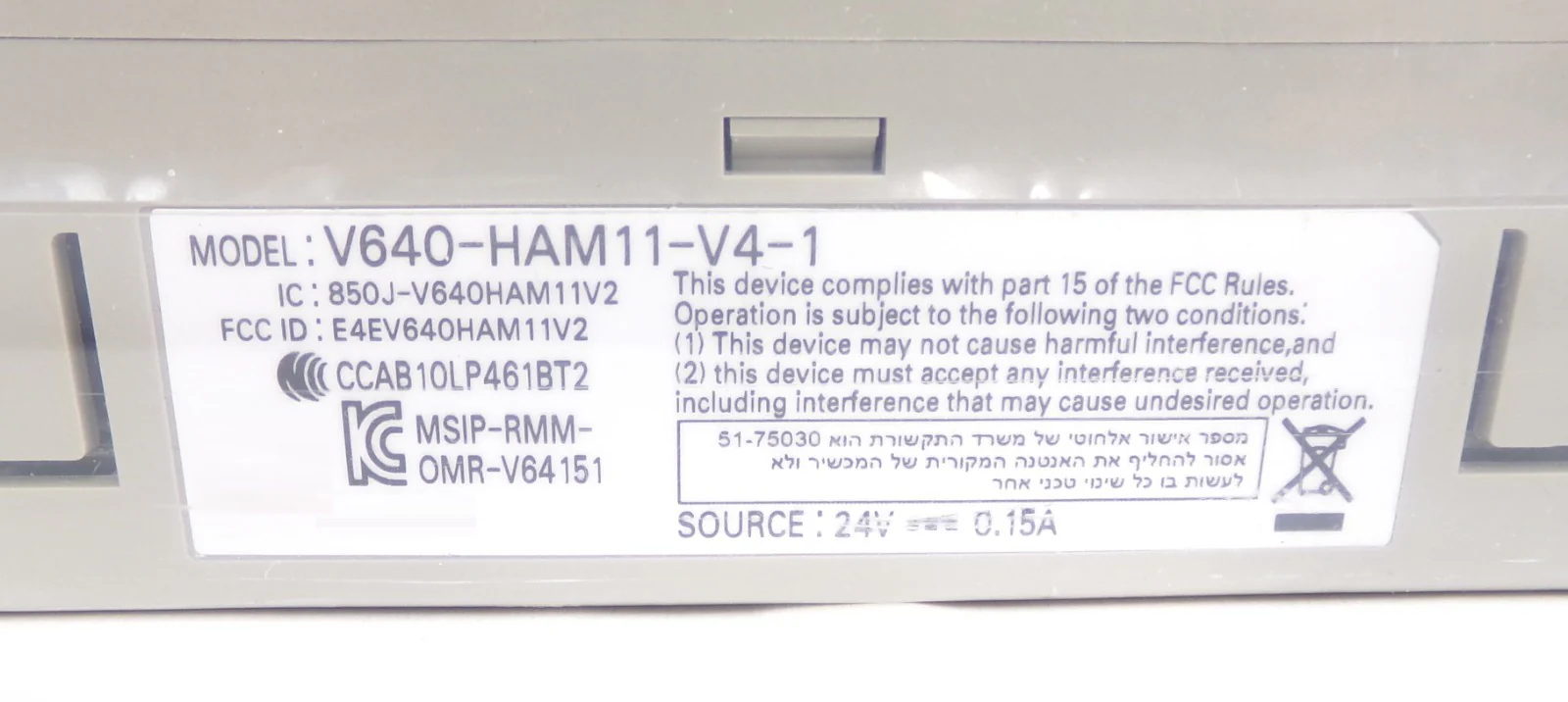 Omron V640-HAM11-V4-1 Amplifier Unit Assembly V640 Series New - Image 13