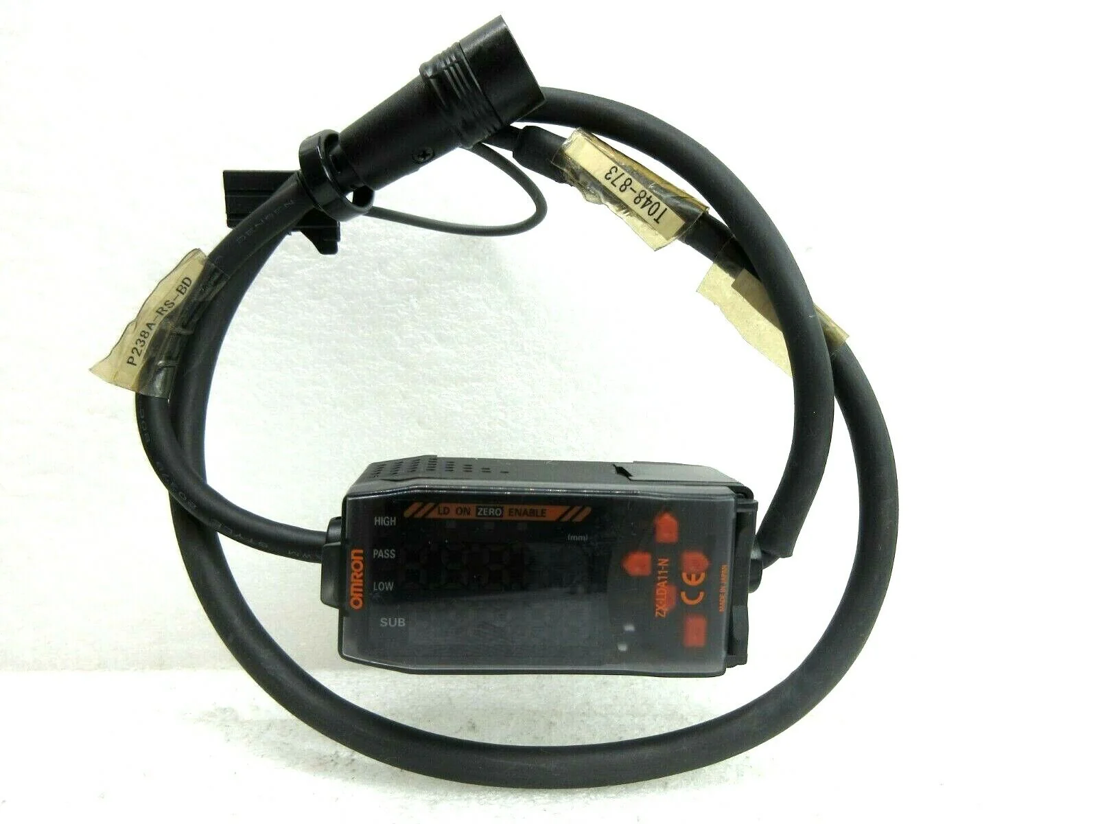 Omron ZX-LDA11-N Laser Sensor Amplifier ZX Series Used Working - Image 2