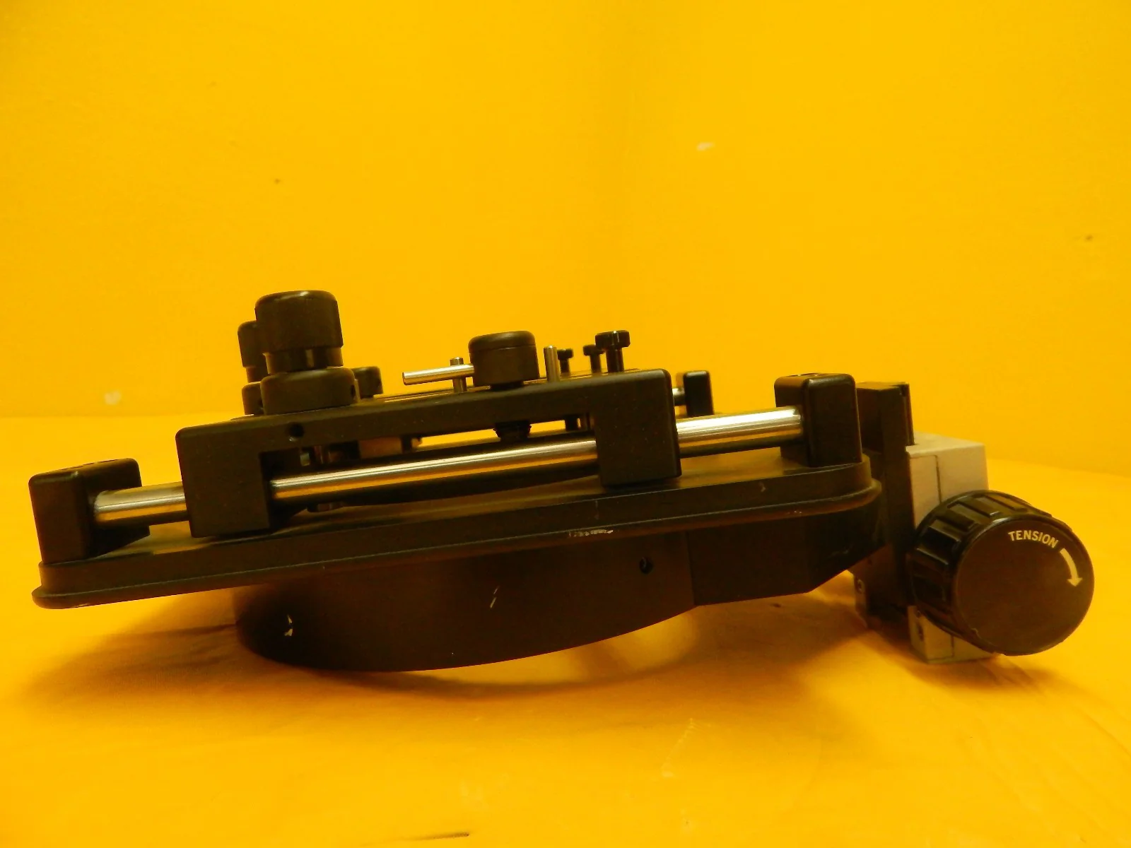 Optem 28-90-77 HV Video Microscope Stage Electroglas 4085X Olympus SZ-STP Used - Image 4