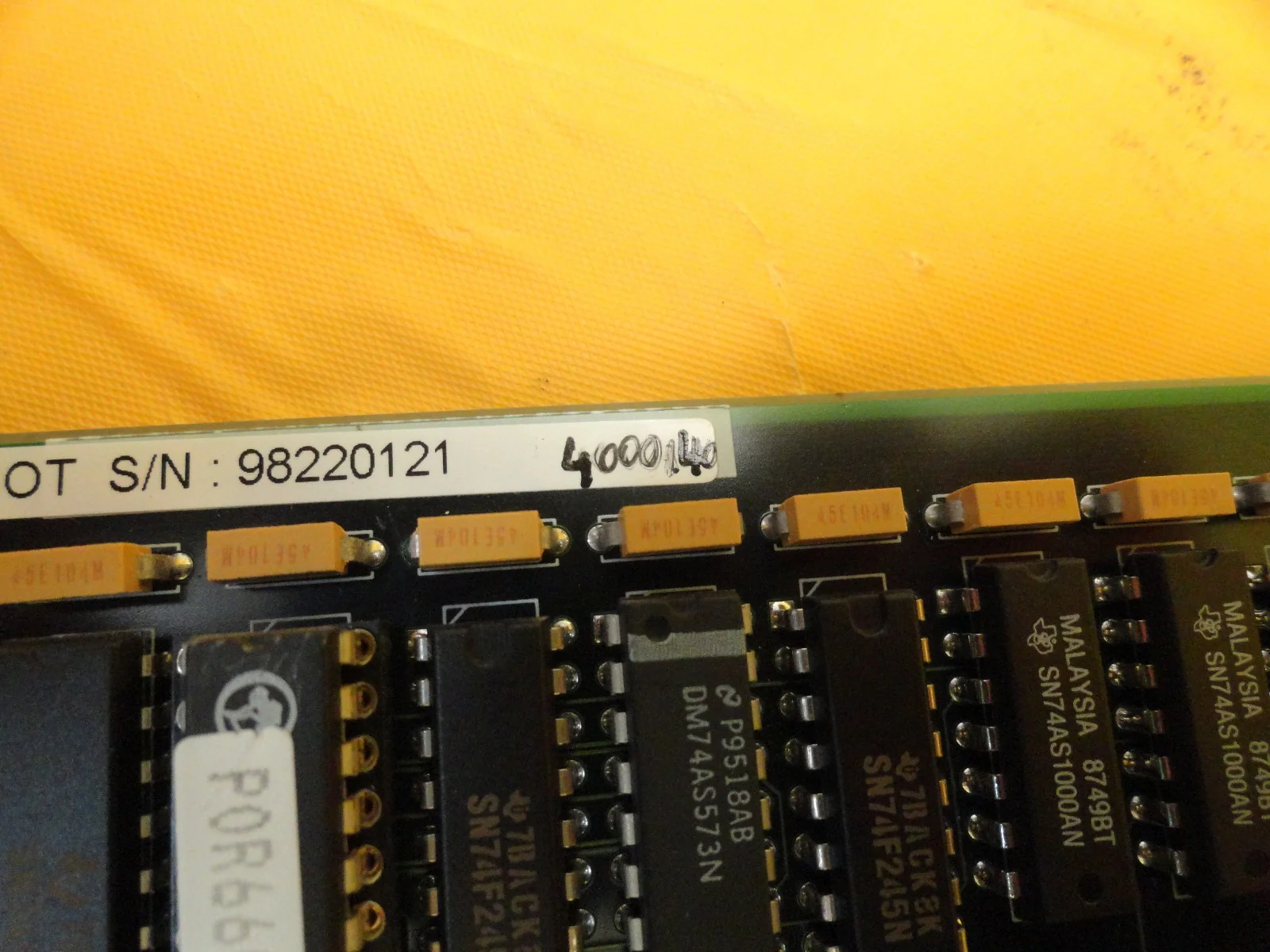 Orbot 710-75033-DD WFANALYZER ANA_9 4000140 PCB Card AMAT WF 736 DUO Used - Image 3