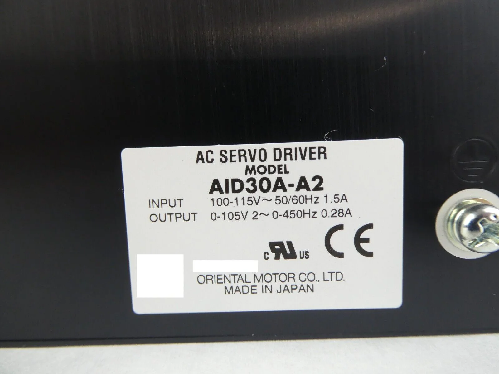 Oriental Motor AID30A-A2 AC Servo Drive VEXTA Automation New Surplus - Image 9