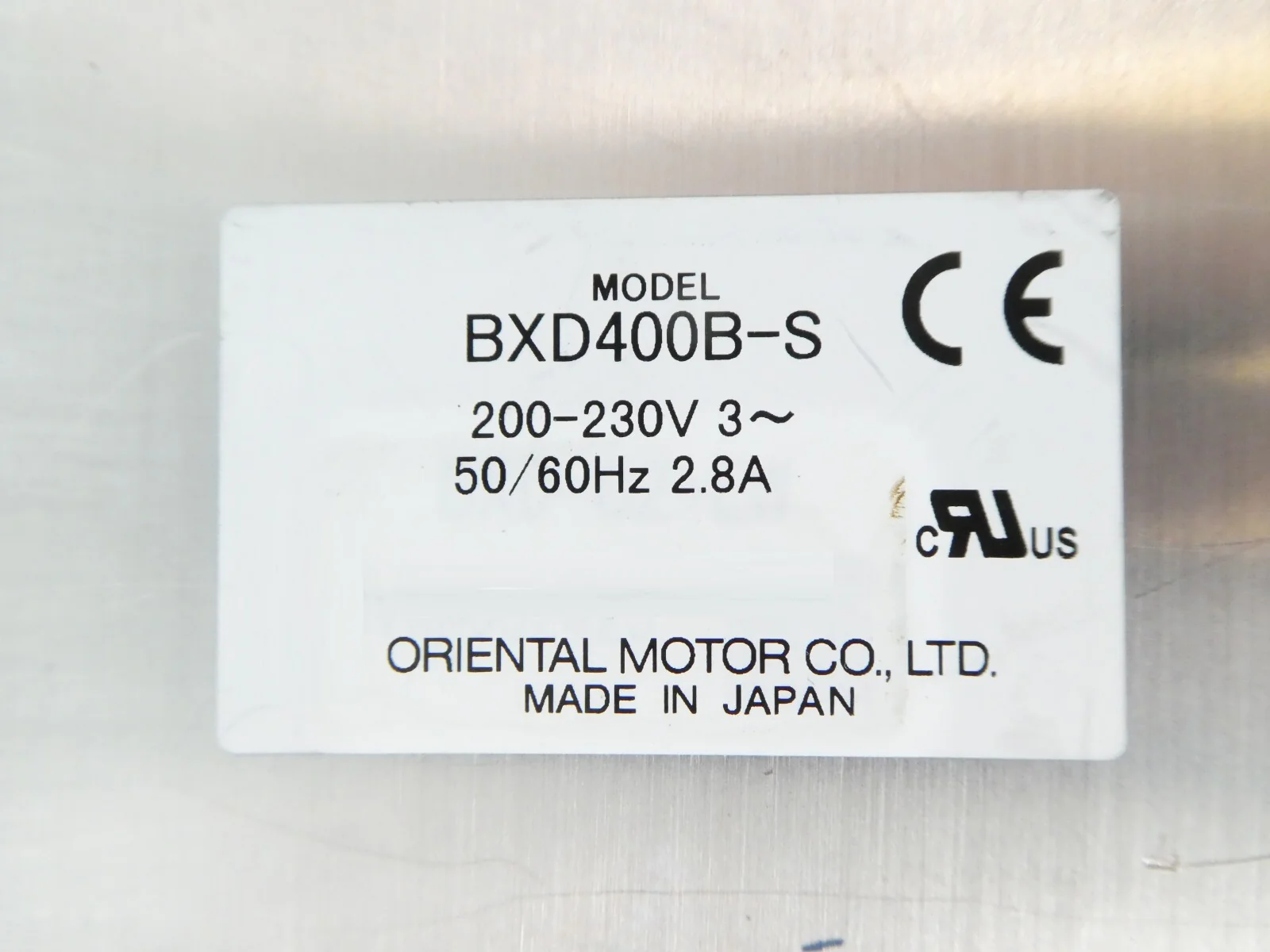 Oriental Motor BXD400B-S Servo Driver VEXTA Working Surplus - Image 8