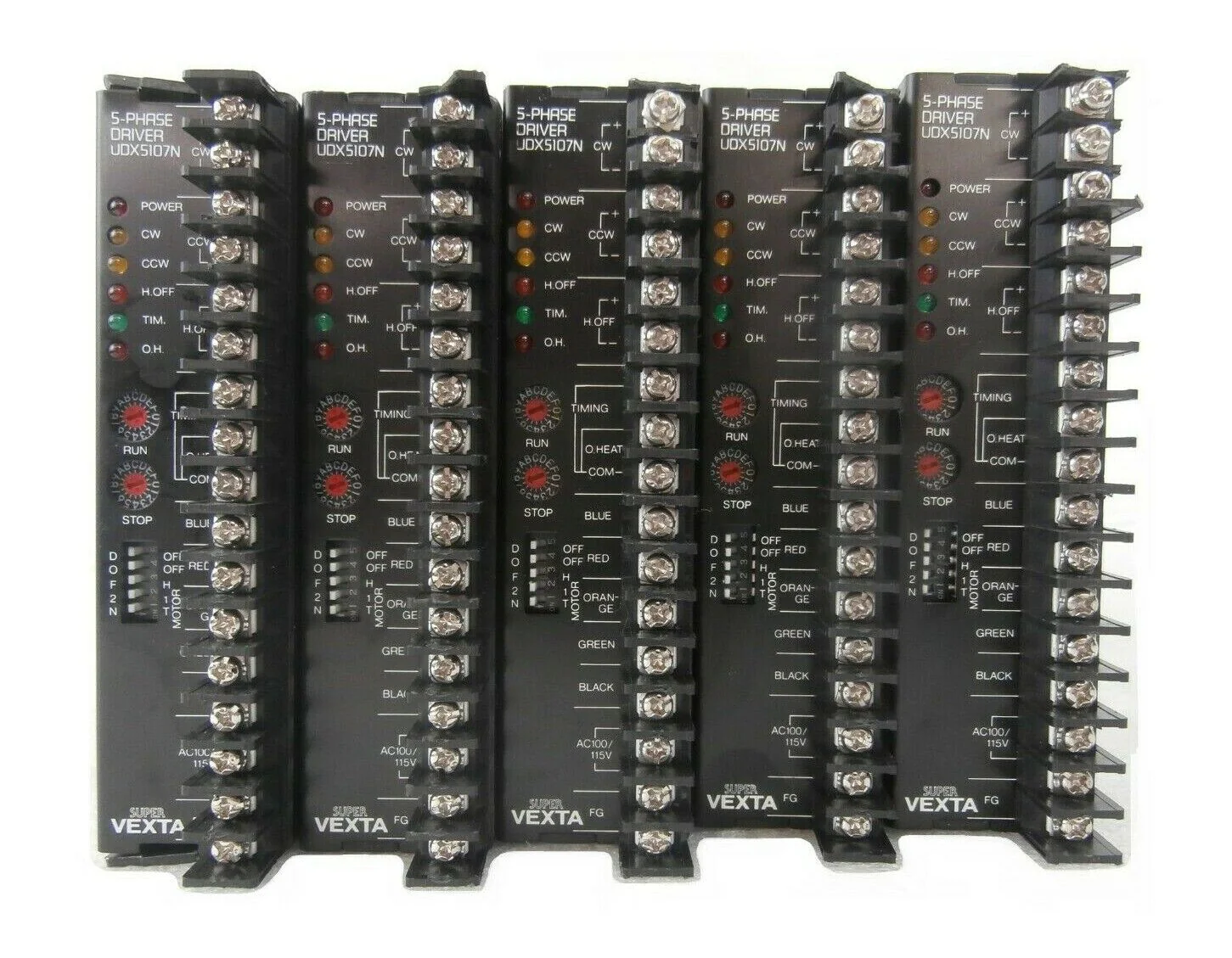 Oriental Motor UDX5107N 5-Phase Driver Super VEXTA Reseller Lot of 5 As-Is - Image 2