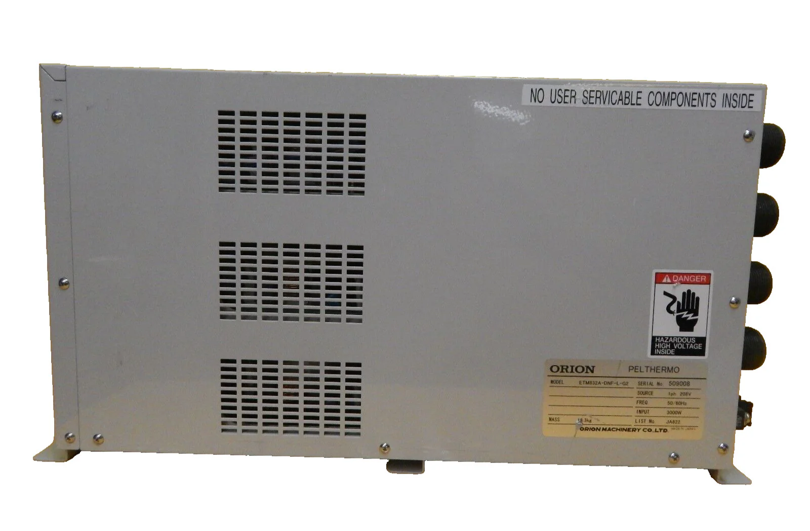 Orion Machinery ETM832A-DNF-L-G2 Power Supply PEL THERMO Working Surplus - Image 3