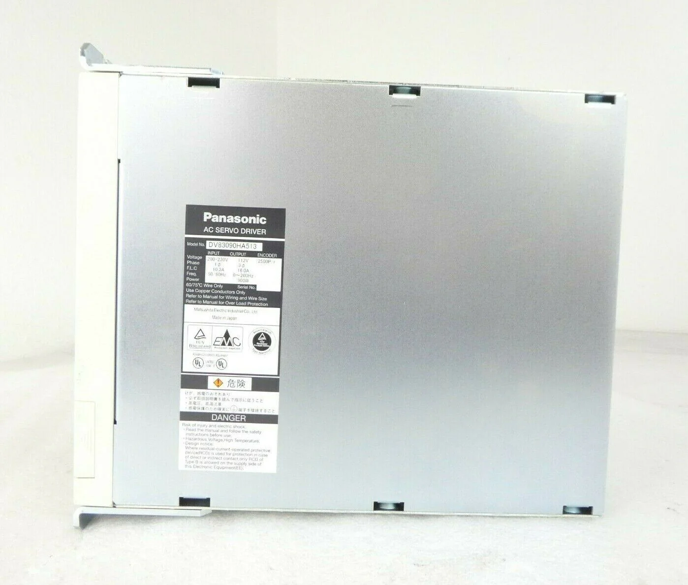 Panasonic DV83090HA513 AC Servo Driver TEL Tokyo Electron Lithius Working - Image 4