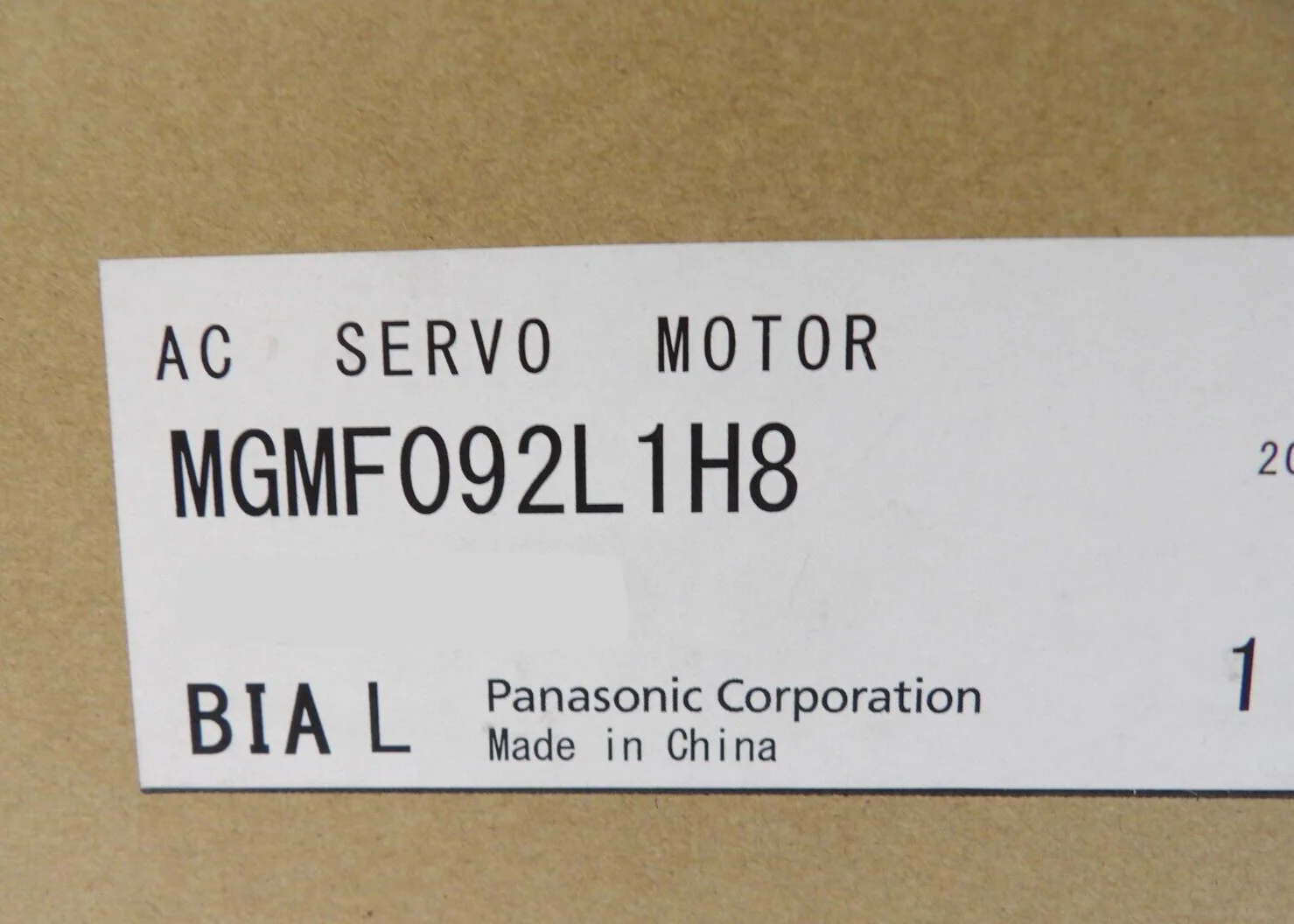 Panasonic MGMF092L1H8 Industrial AC Servo Motor MINAS A6 New Surplus - Image 8