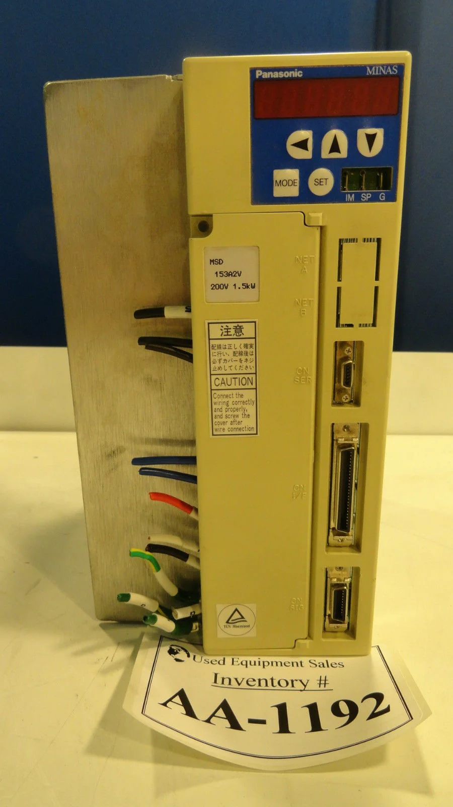 Panasonic MSD021V AC Servo Driver Used Working - Image 2