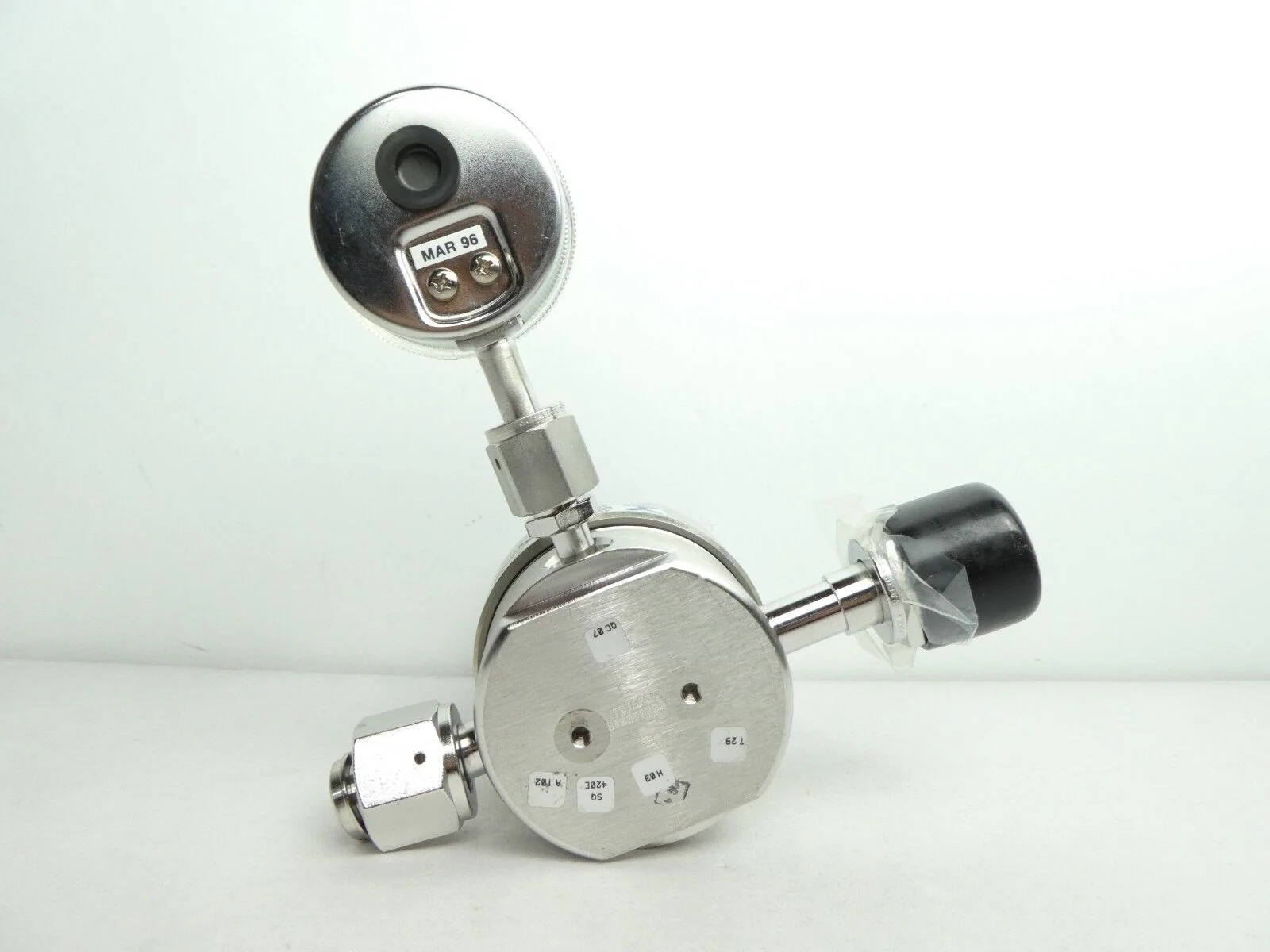 Parker 45200931EV Regulator Valve w/ Gauge SQ420E100W3PVXFS8FMF Used Working - Image 7
