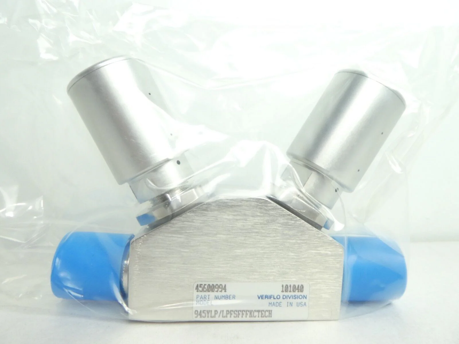 Parker 45600994 Diaphragm Valve 945YLP/LPFSFFFKCTECH New Surplus - Image 3
