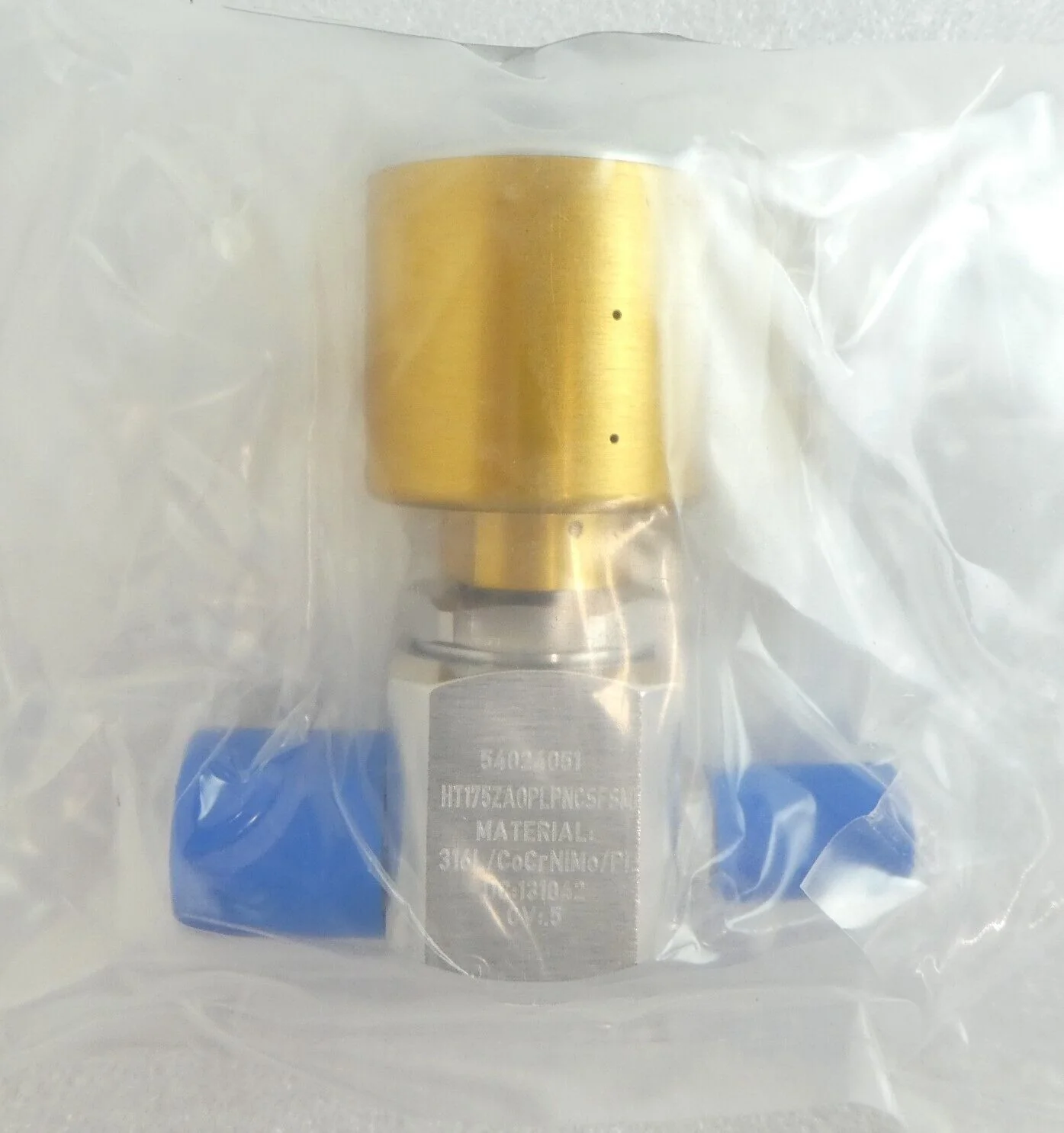 Parker Veriflo 54024051 Diaphragm Valve HT175ZAOPLPNCSFSMF Lot of 5 New Surplus - Image 3