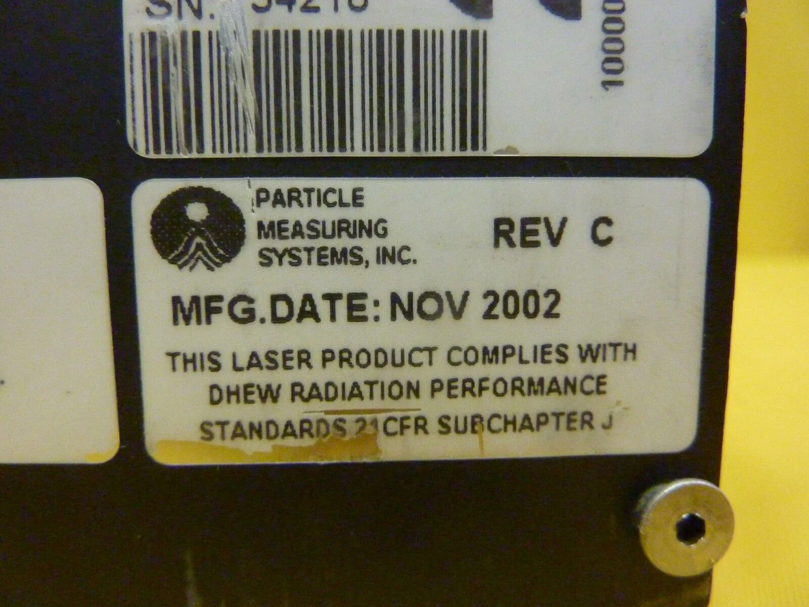 Particle Measuring Systems FiberOptic Interface Module FiberVac Used Working - Image 10