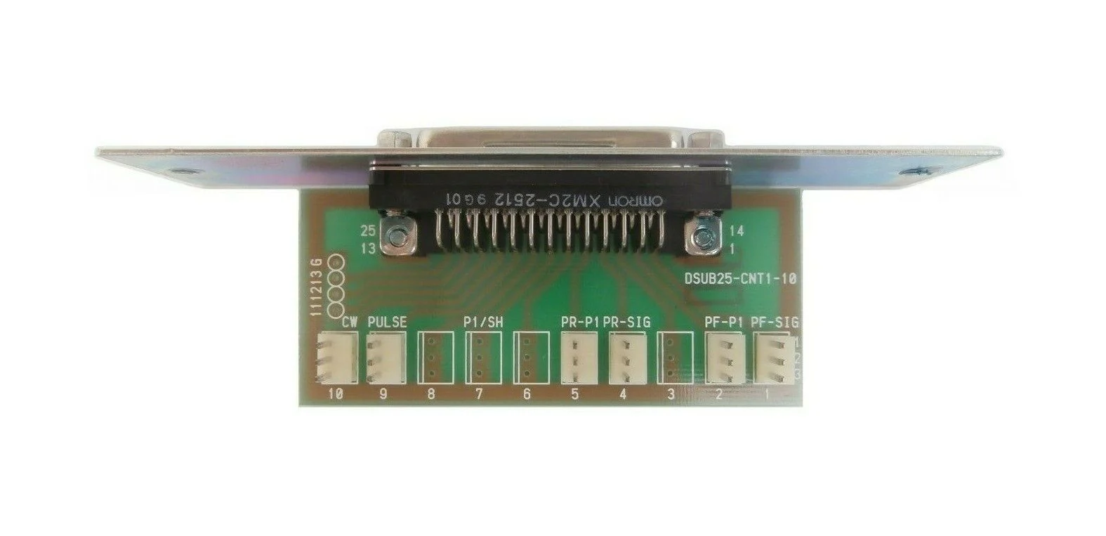 Pearl Kogyo DSUB25-CNT1-10 RF Monitor Connector Board PCB Working Surplus - Image 2