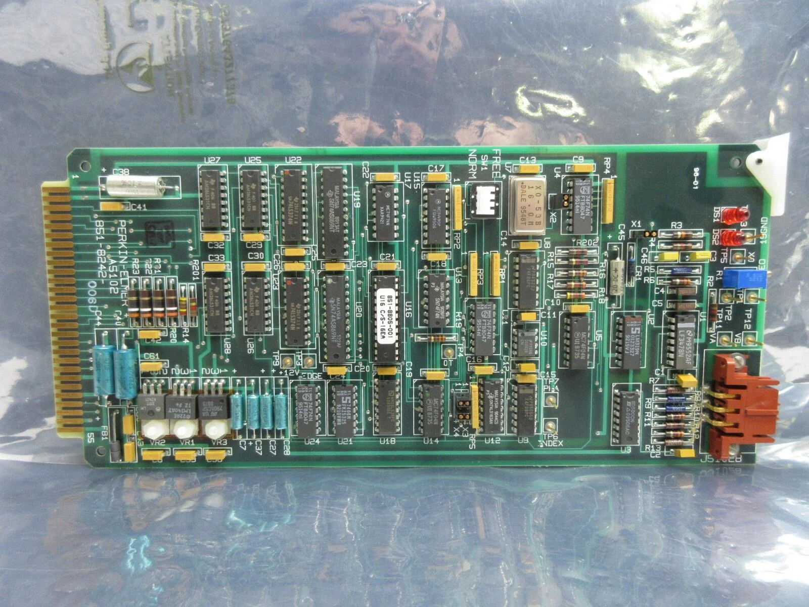 Perkin-Elmer 851-8242-006 Processor PCB Card Rev. D SVG ASML 90S Used Working - Image 2