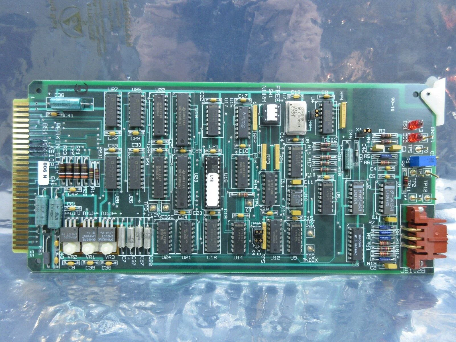 Perkin-Elmer 851-8242-006 Processor PCB Card Rev. N SVG ASML 90S Used Working - Image 2