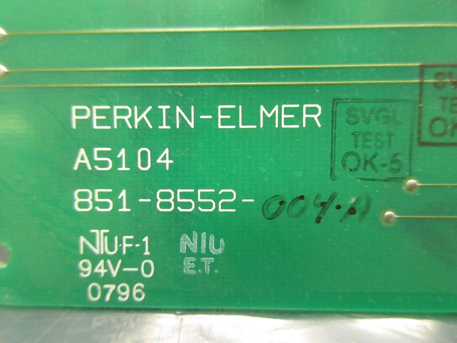 Perkin-Elmer 851-8552-004 Processor PCB Card Rev. A SVG ASML 90S Used Working - Image 12