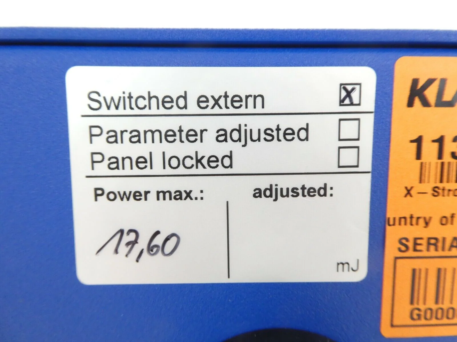 Perkin-Elmer MVS-9012-05 Fiber Optic X-Strobe Source KLA 11301400191000 Working - Image 9