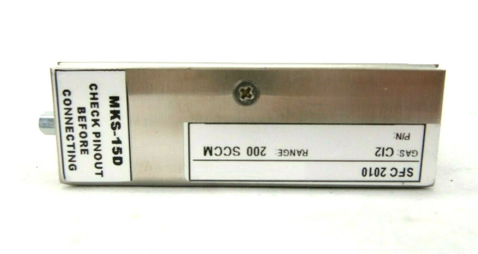 Perkin-Elmer SFC 2010 Mass Flow Controller MFC DNA 200 SCCM Cl2 Working Spare - Image 6