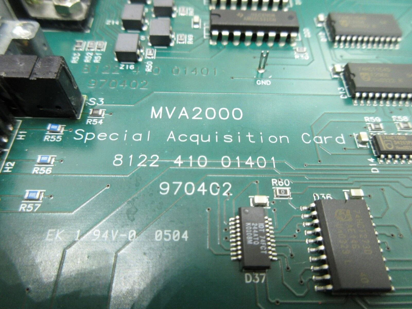 Philips 8122 410 01401 Special Acquisition Card MVA2000 Nikon NSR-S204B Used - Image 2