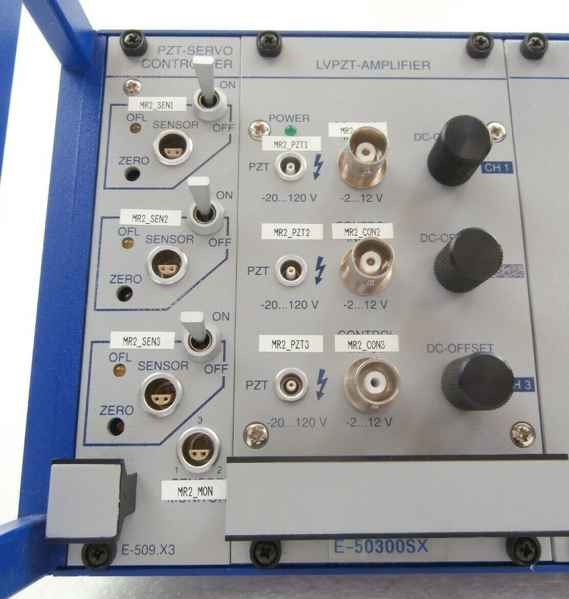 PI Physik Instrumente E-501.00X 2-Channel Modular Piezo Controller Rack Working - Image 10
