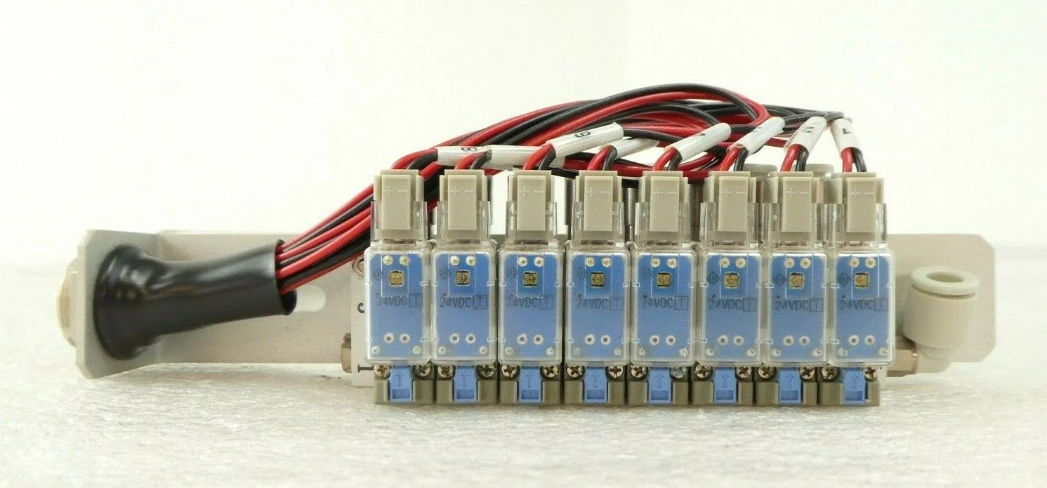 Pivotal Systems 31752104A 8-Port Pneumatic Manifold V114T-5M0Z TEL ACV-X8 New - Image 3