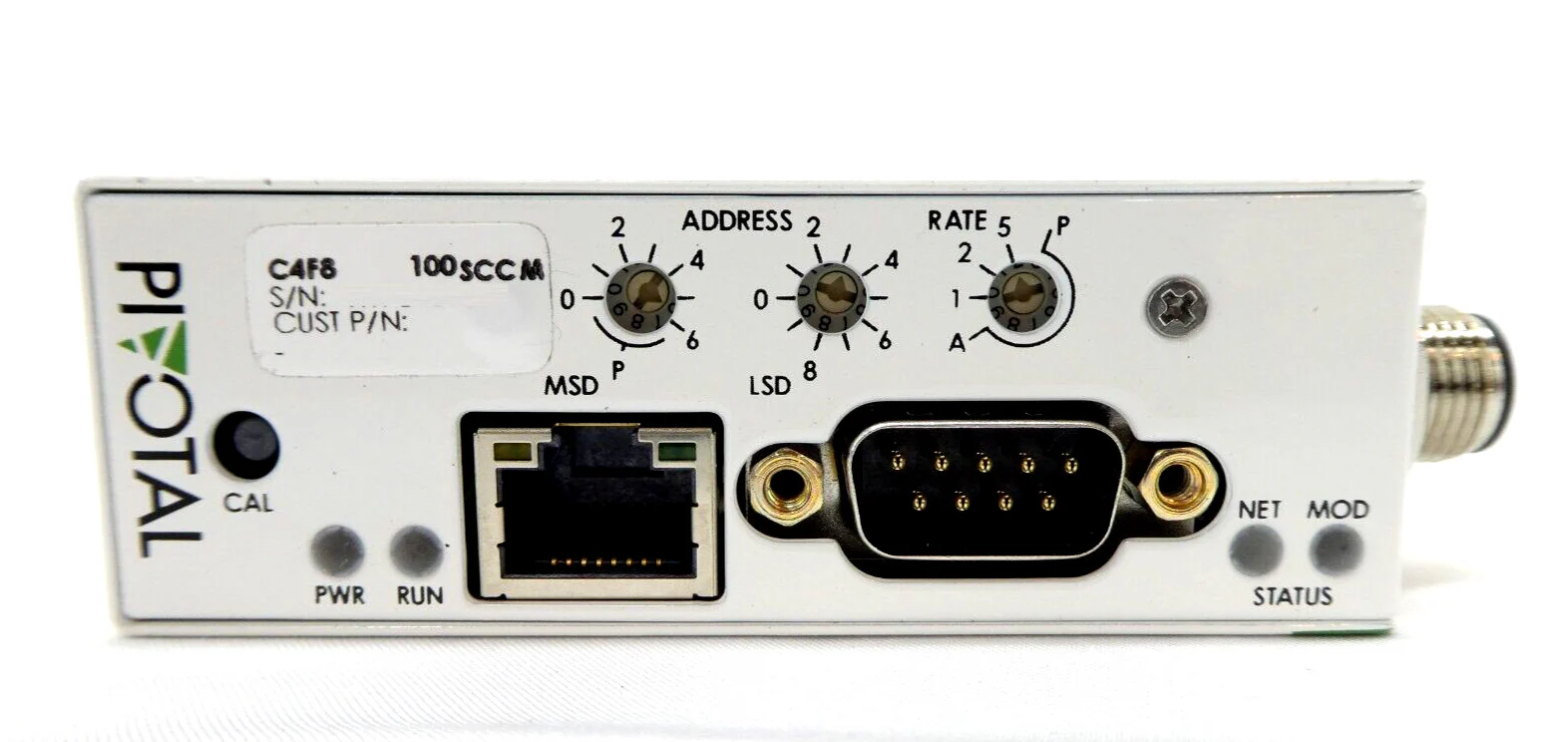 Pivotal Systems 32-03028 Mass Flow Controller MFC 100 SCCM C4F8 New Surplus - Image 2