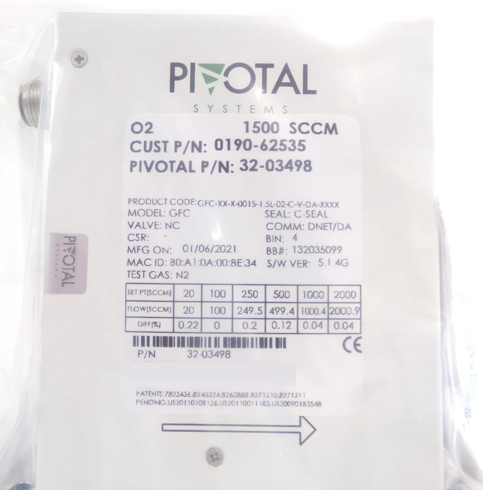Pivotal Systems 32-03498 Mass Flow Controller MFC AMAT 0190-62535 Lot of 7 New - Image 31