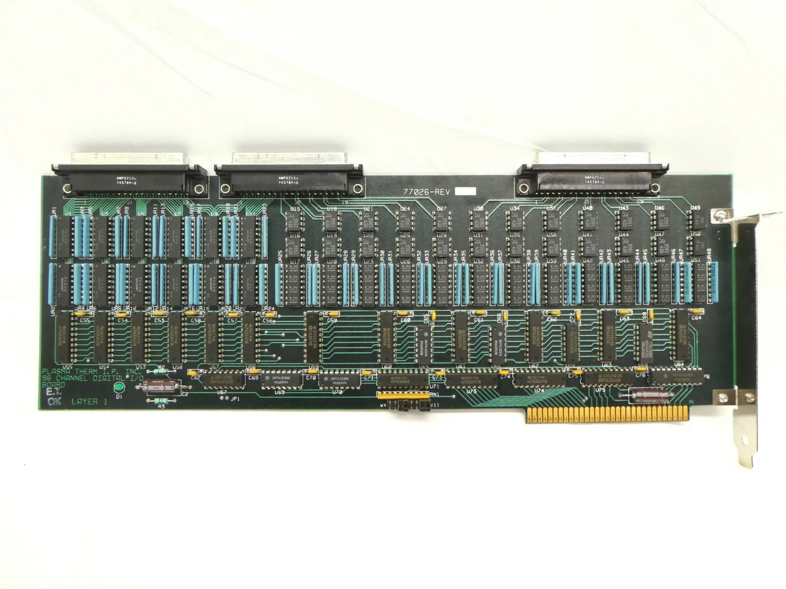 Plasma-Therm 77026 96 Channel Digital I/O Board PCB Card Clusterlock 7000 Spare - Image 2