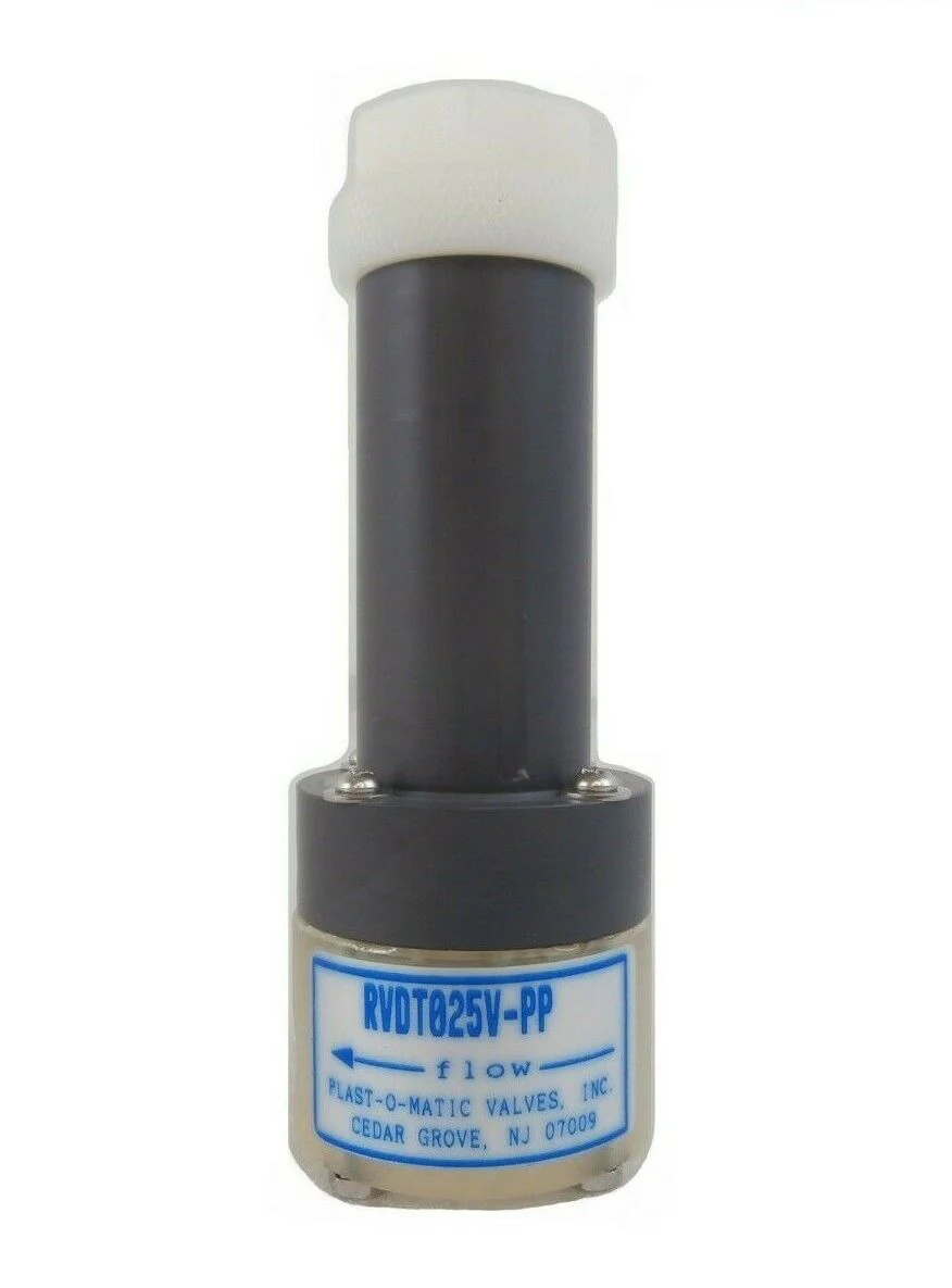 Plast-O-Matic Valves RVDT025V-PP Diagram Relief Valve Ryan Herco 5423.602 New - Image 2