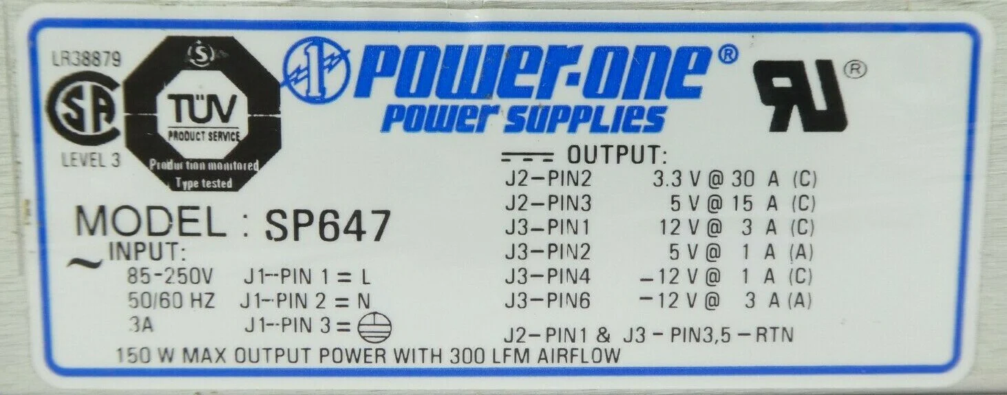 Power-One SP647 Switching Power Supply 150W Reseller Lot of 4 New Surplus - Image 12