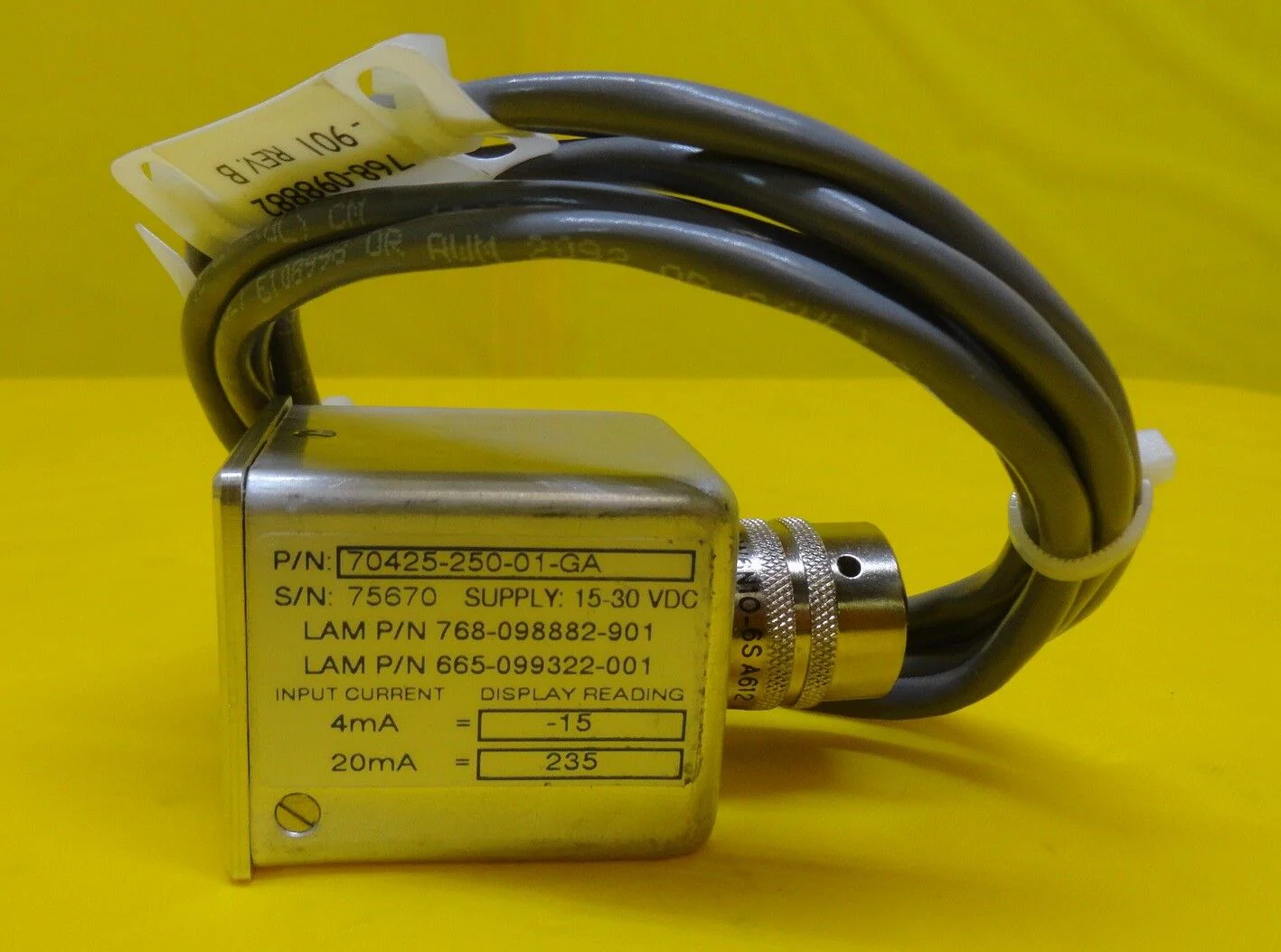 Precise Sensors 70425-250-01-GA Sensor Readout Used Working - Image 3