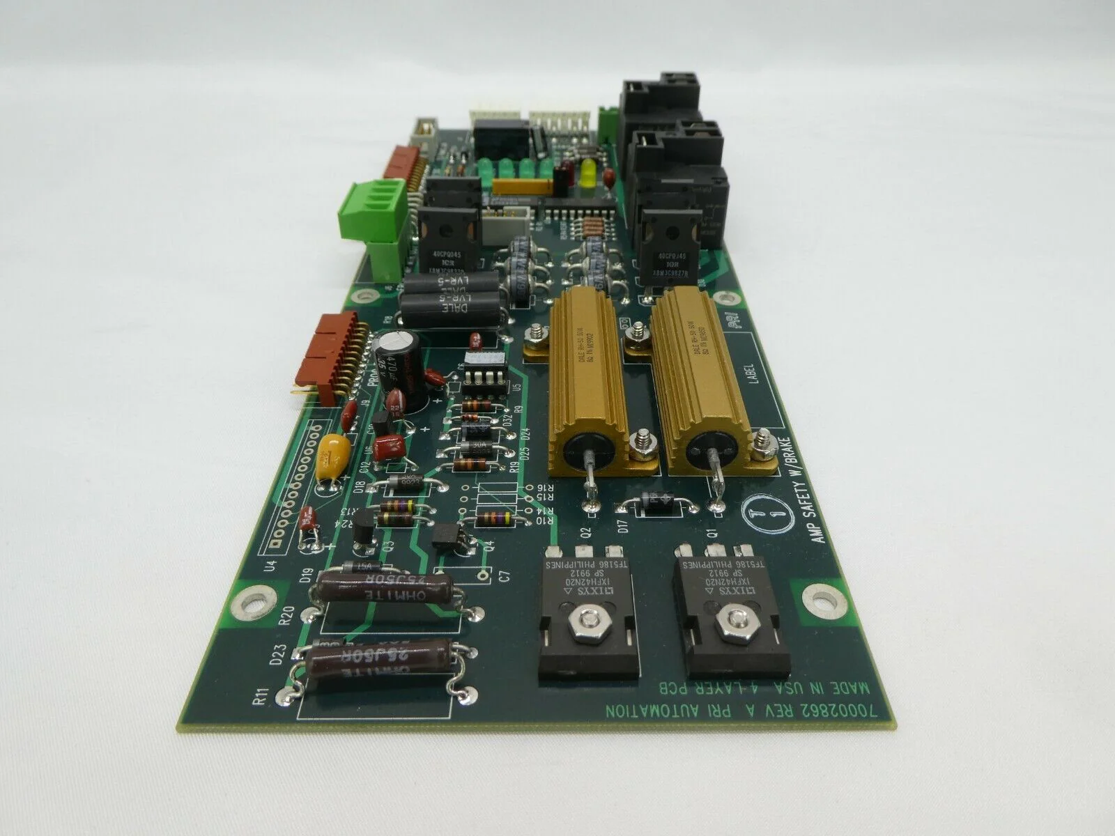 PRI Automation 70002862 AMP Safety with Brake Board PCB Working Spare - Image 7