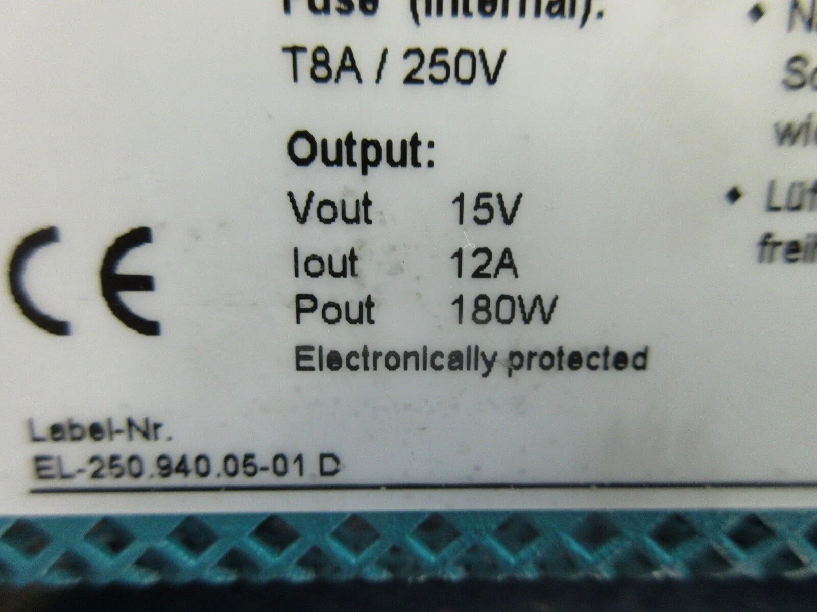 PULS ASM142.01 Power Supply Card PCB 4022.476.01151 Used Working - Image 12