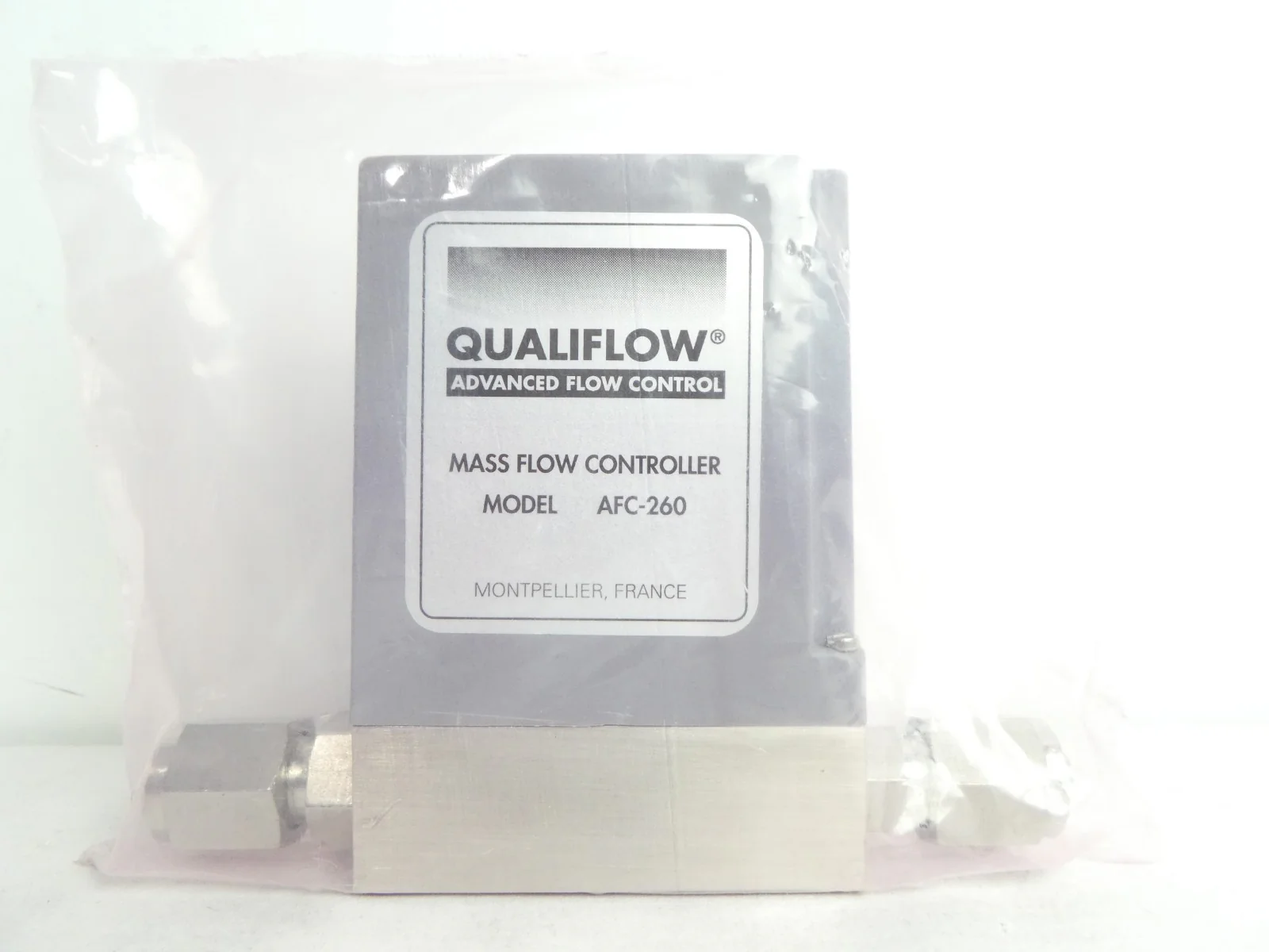 Qualiflow AFC 260 Mass Flow Controller MFC AFC-260 5 SLM N2 New Surplus - Image 3